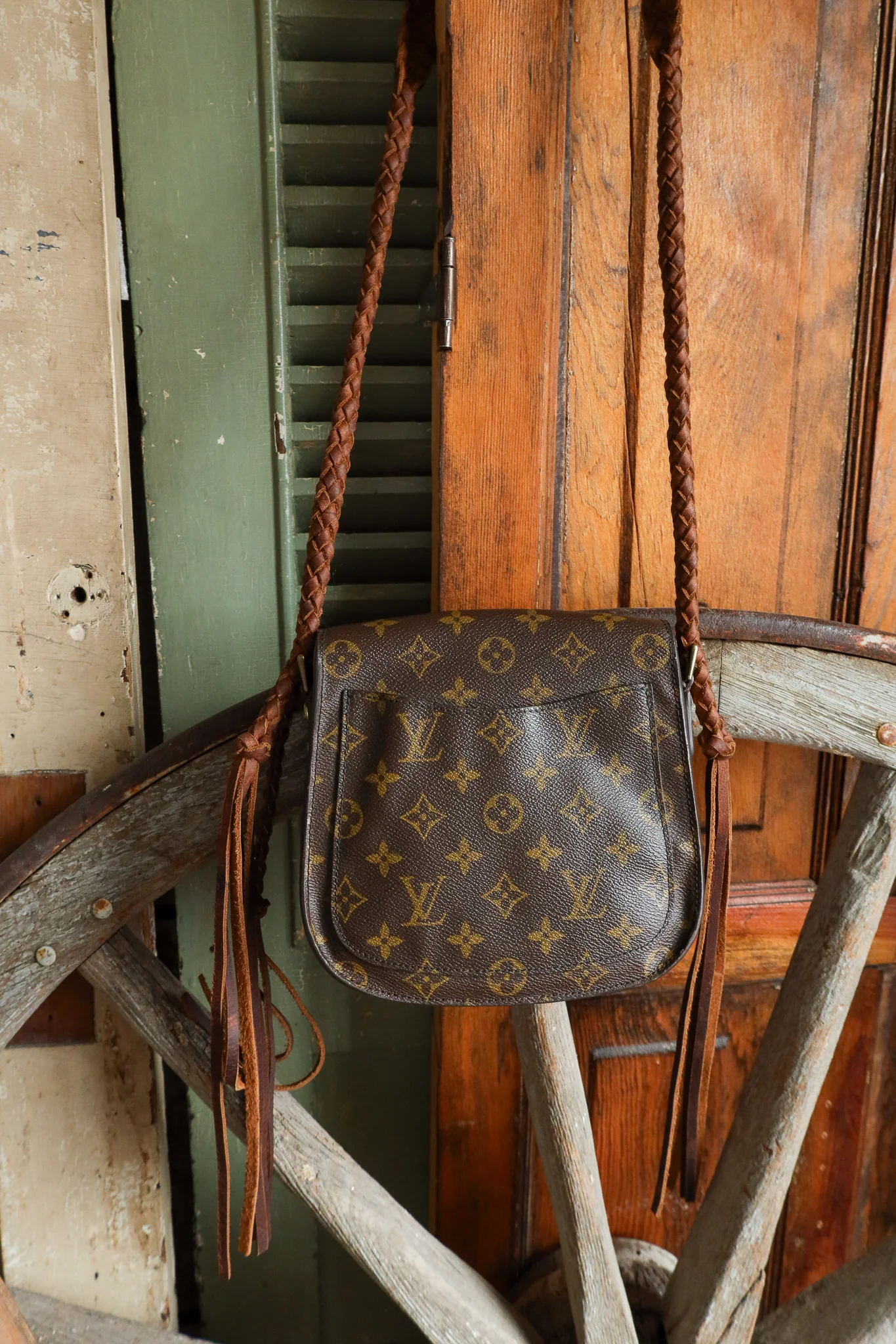 Leather and Vodka Saint Cloud MM 30 Carat Campitos Turquoise Handbag - Image 9