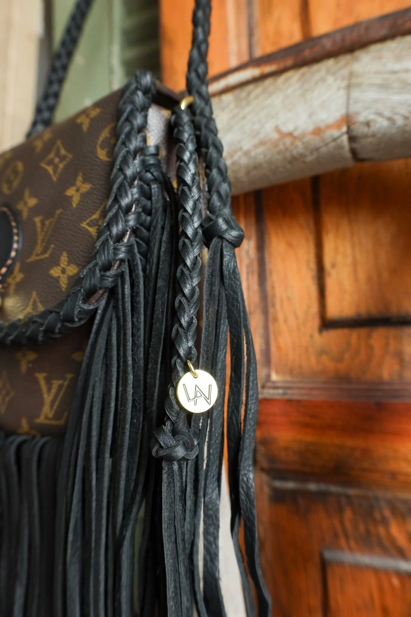 Leather and Vodka Saint Cloud MM Fringe Handbag - Image 4
