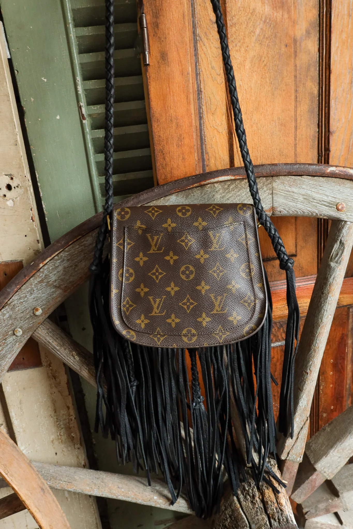 Leather and Vodka Saint Cloud MM Fringe Handbag - Image 8