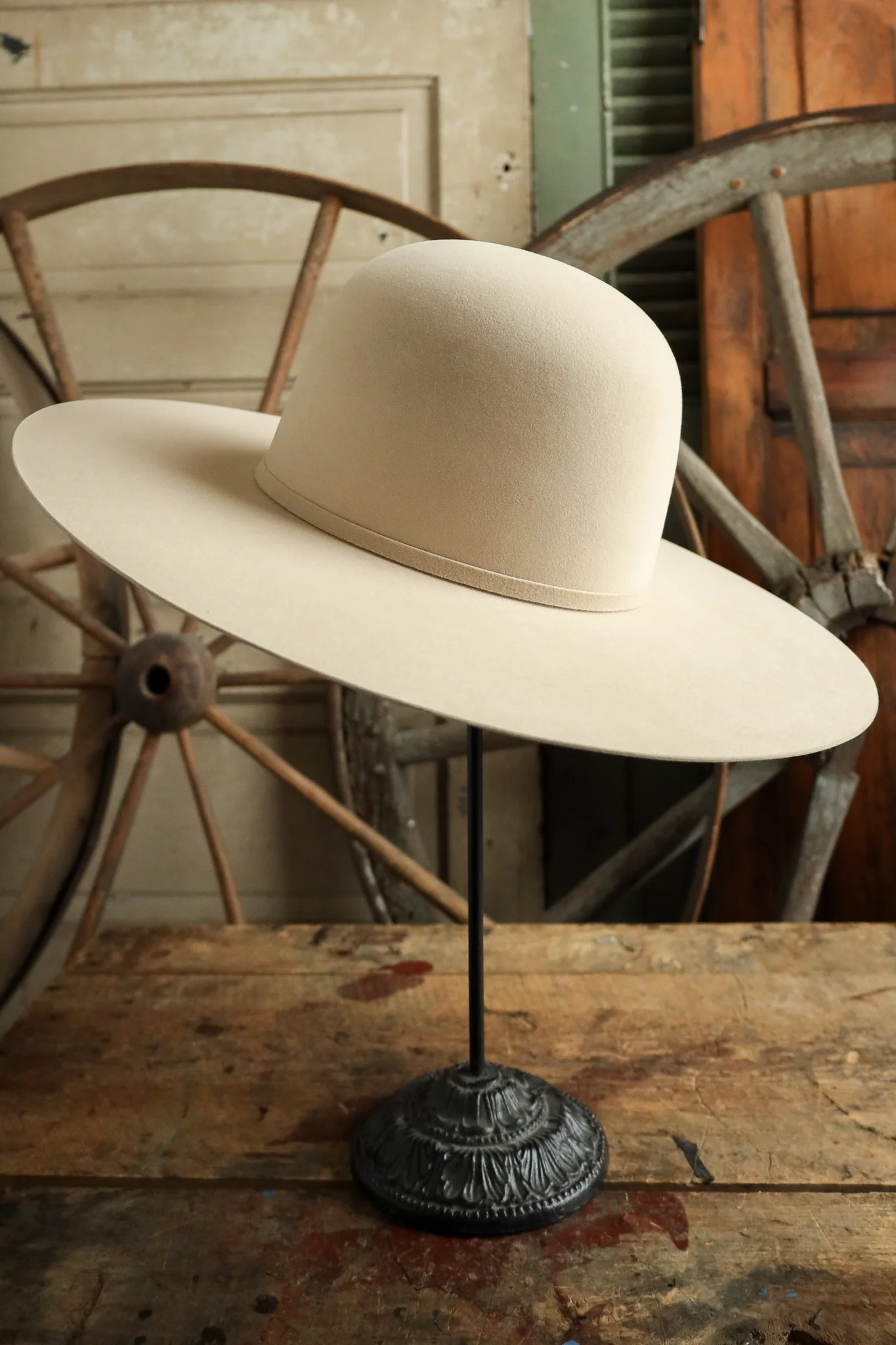 Atwood 5X Open Crown 5" Hat- Buckskin - Image 2