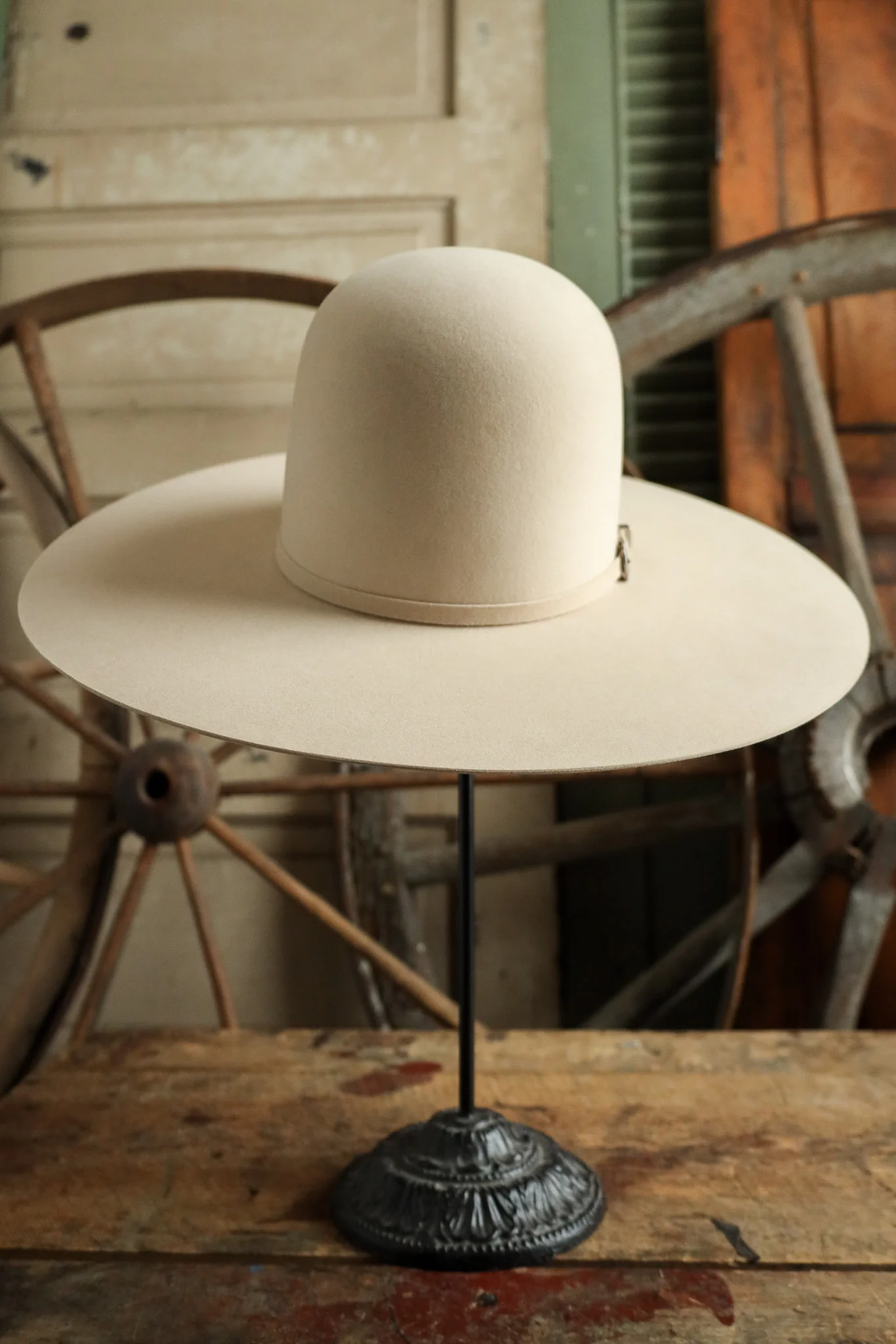 Atwood 5X Open Crown 5" Hat- Buckskin - Image 3