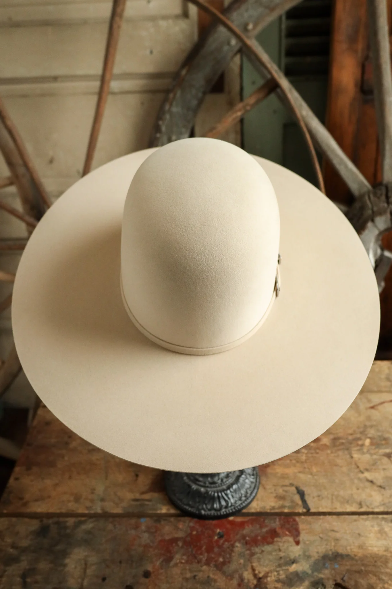 Atwood 5X Open Crown 5" Hat- Buckskin - Image 4