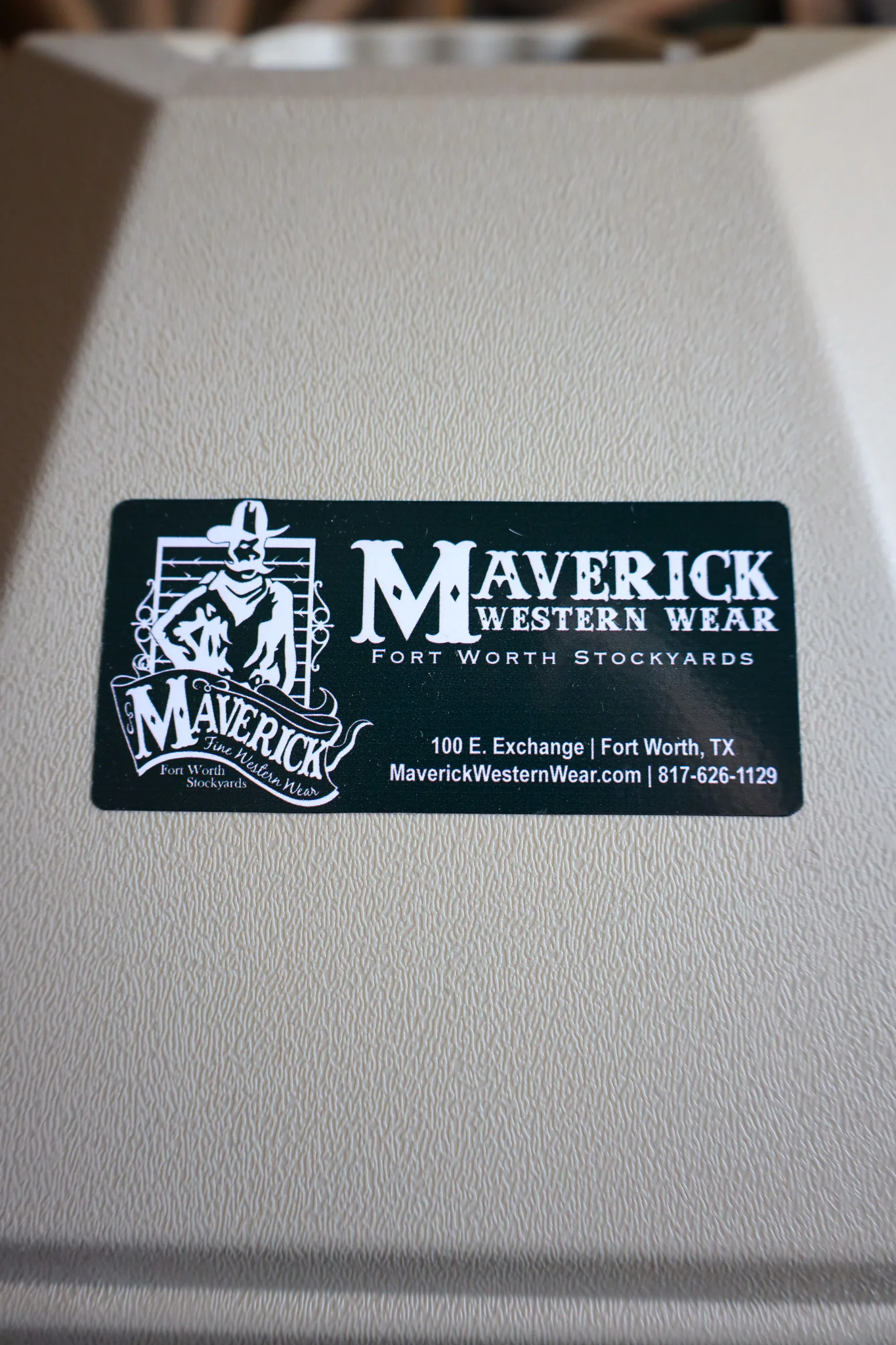 Maverick Large Tan Hat Can - Image 3