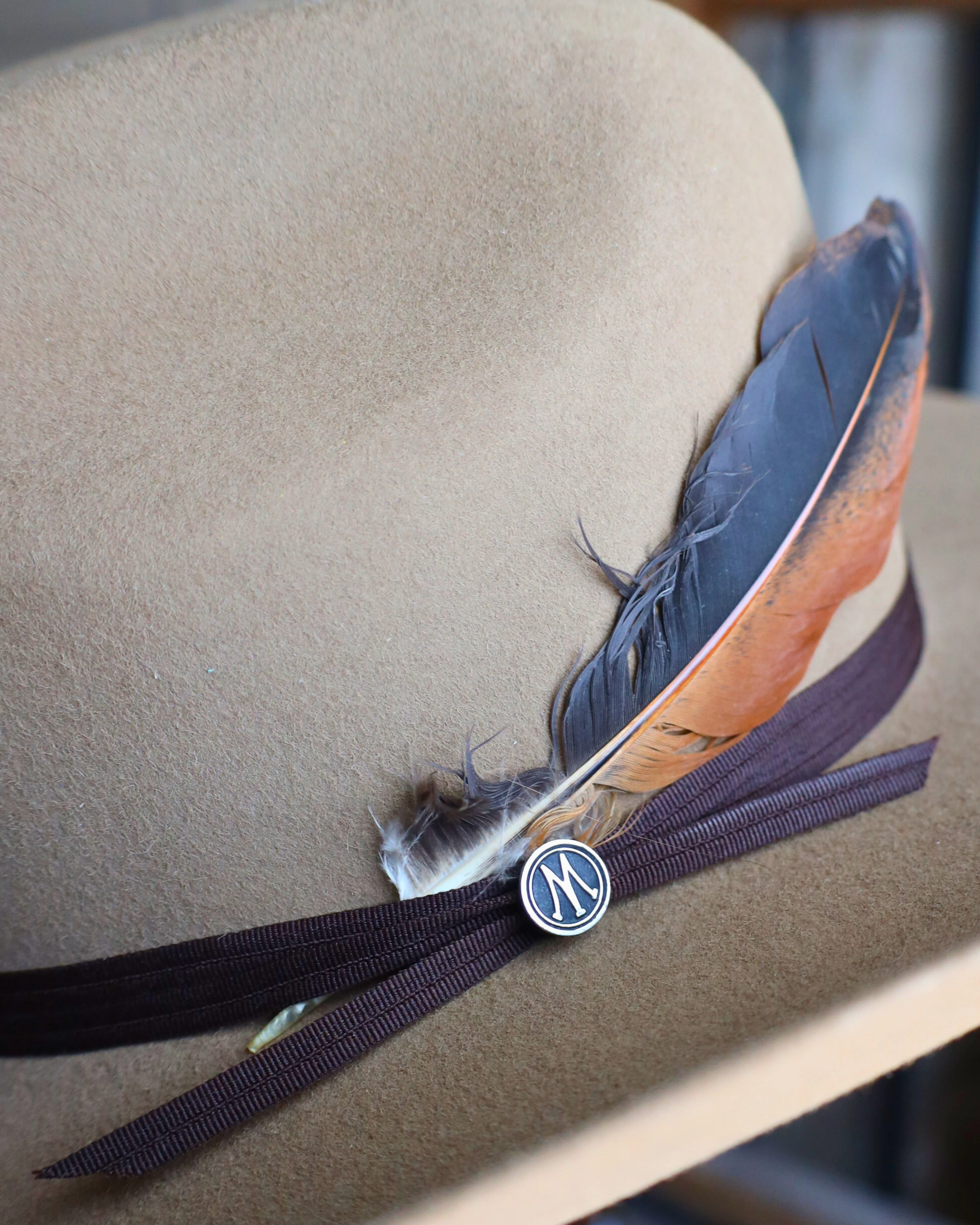 CATTLE DRIVE FAWN WOOL HAT - Image 9