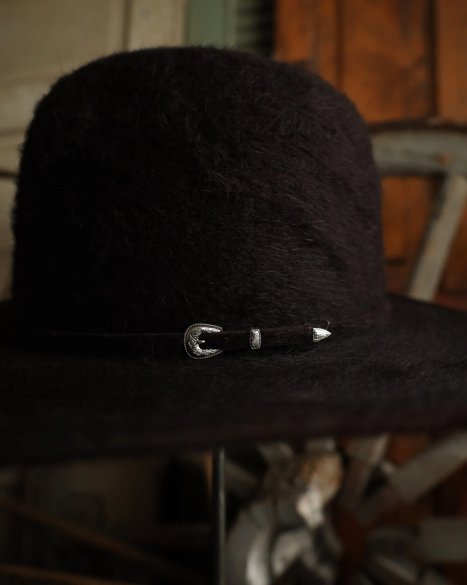 Rodeo King Grizzly Hat- Black Cherry - Image 4