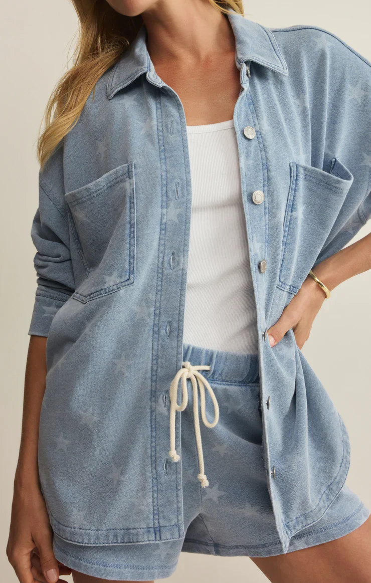 Z Supply All Day Knit Star Jacket - Image 5