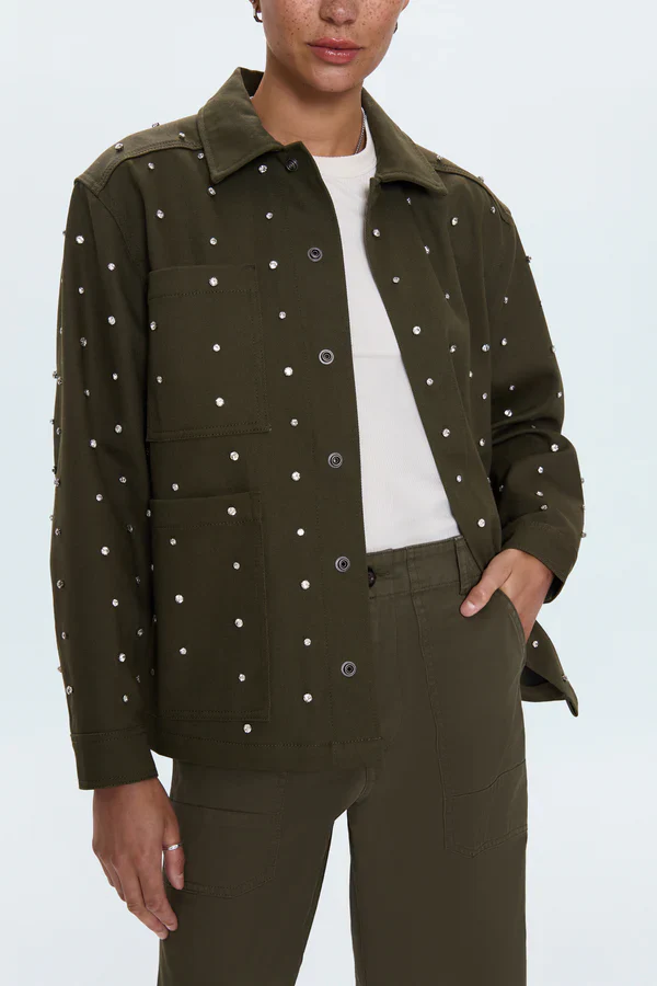 Pistola Cosette Relaxed Utility Jacket - Sycamore - Image 2
