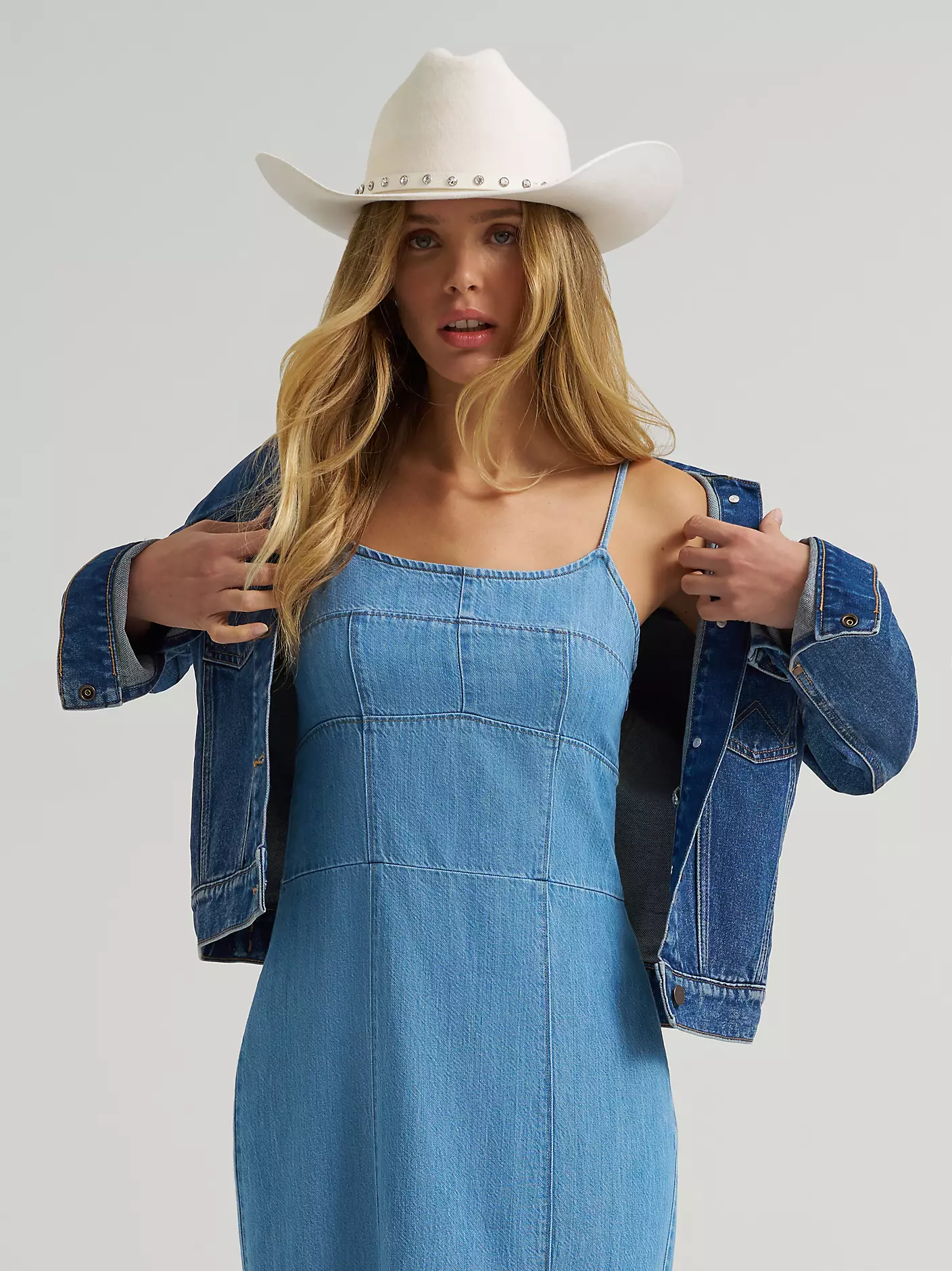 Wrangler Western Unlined Denim Jacket - Image 2