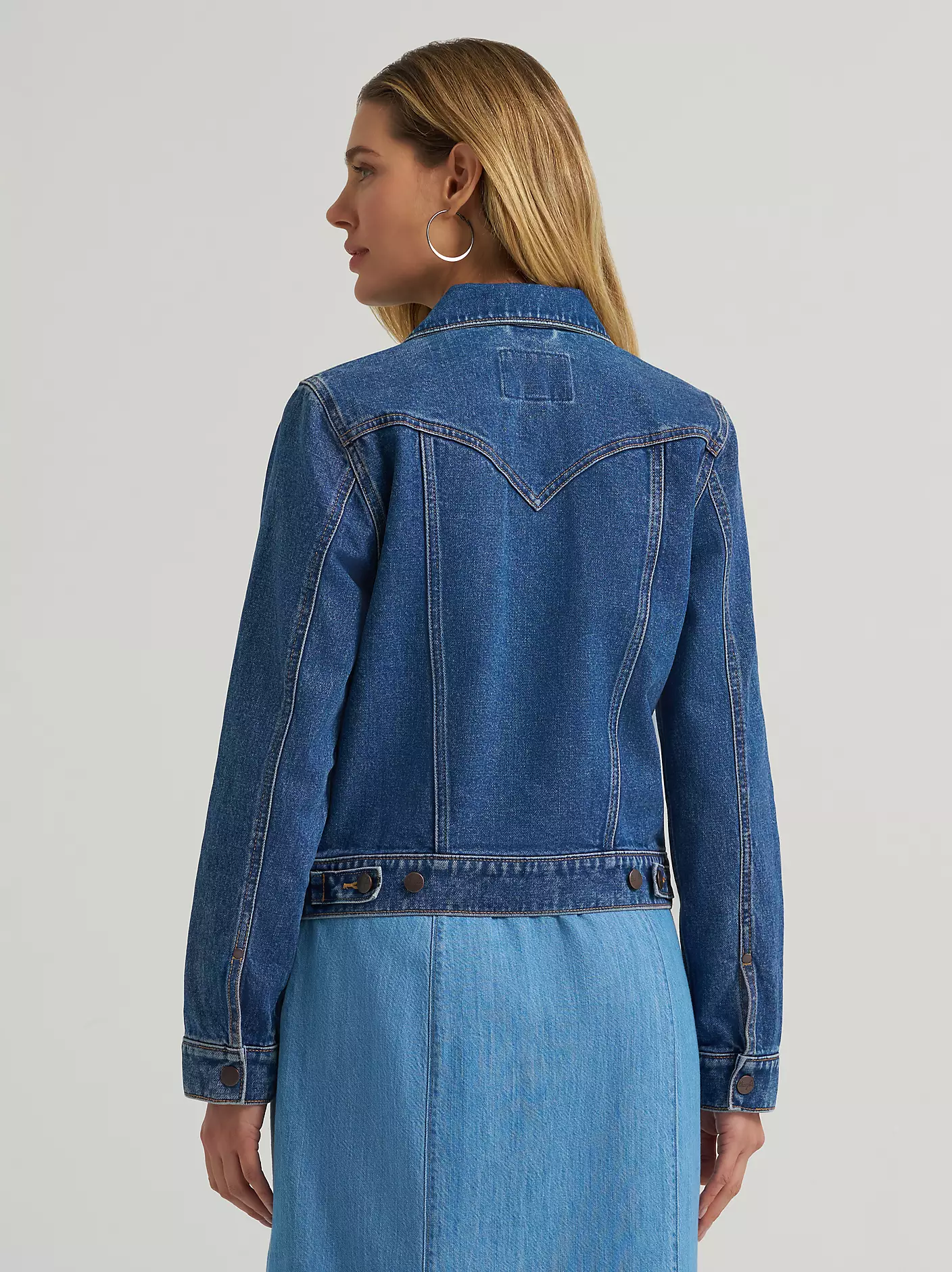 Wrangler Western Unlined Denim Jacket - Image 3