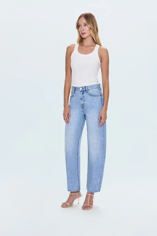 Pistola Wes High Rise Barrel Jean - Gaze - Image 5