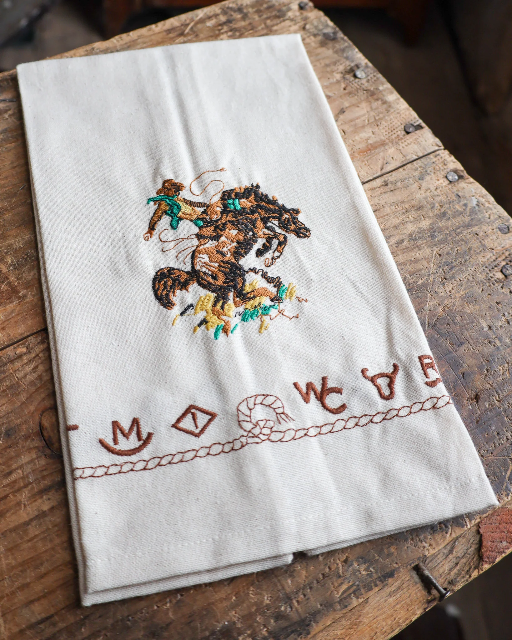 WEST CREATIONS BRONCO 14X24 KITCHEN TOWEL - Image 6