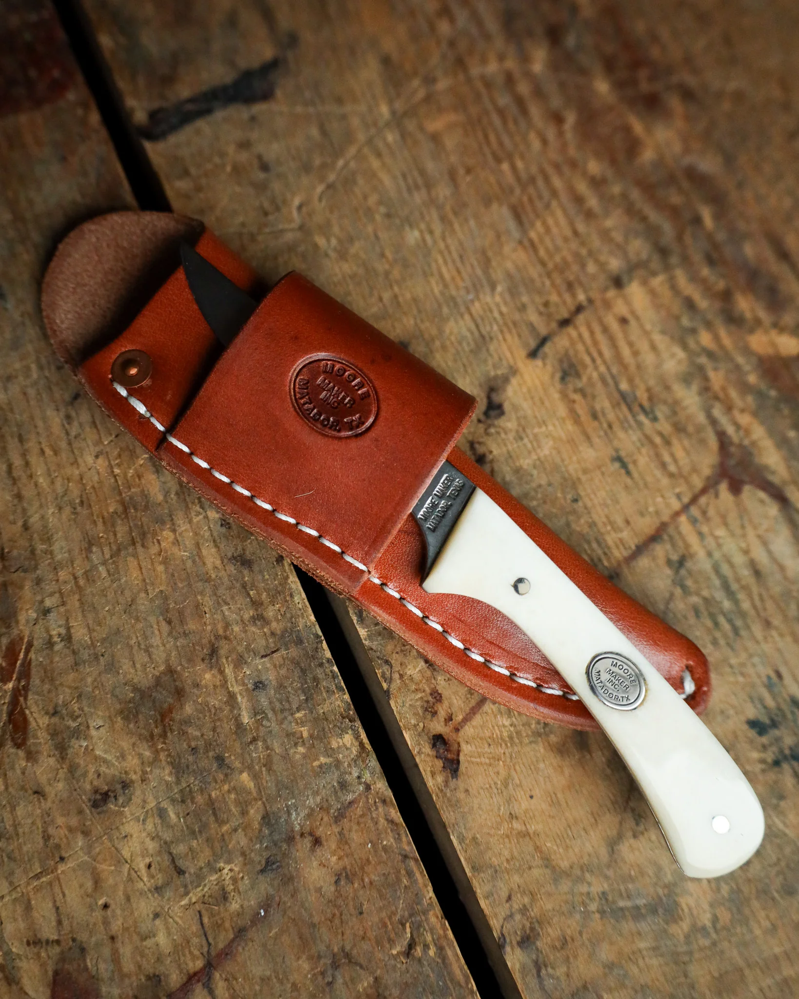 Moore Maker Bone Small Game Hunter 6 3/4 Knife - Image 3