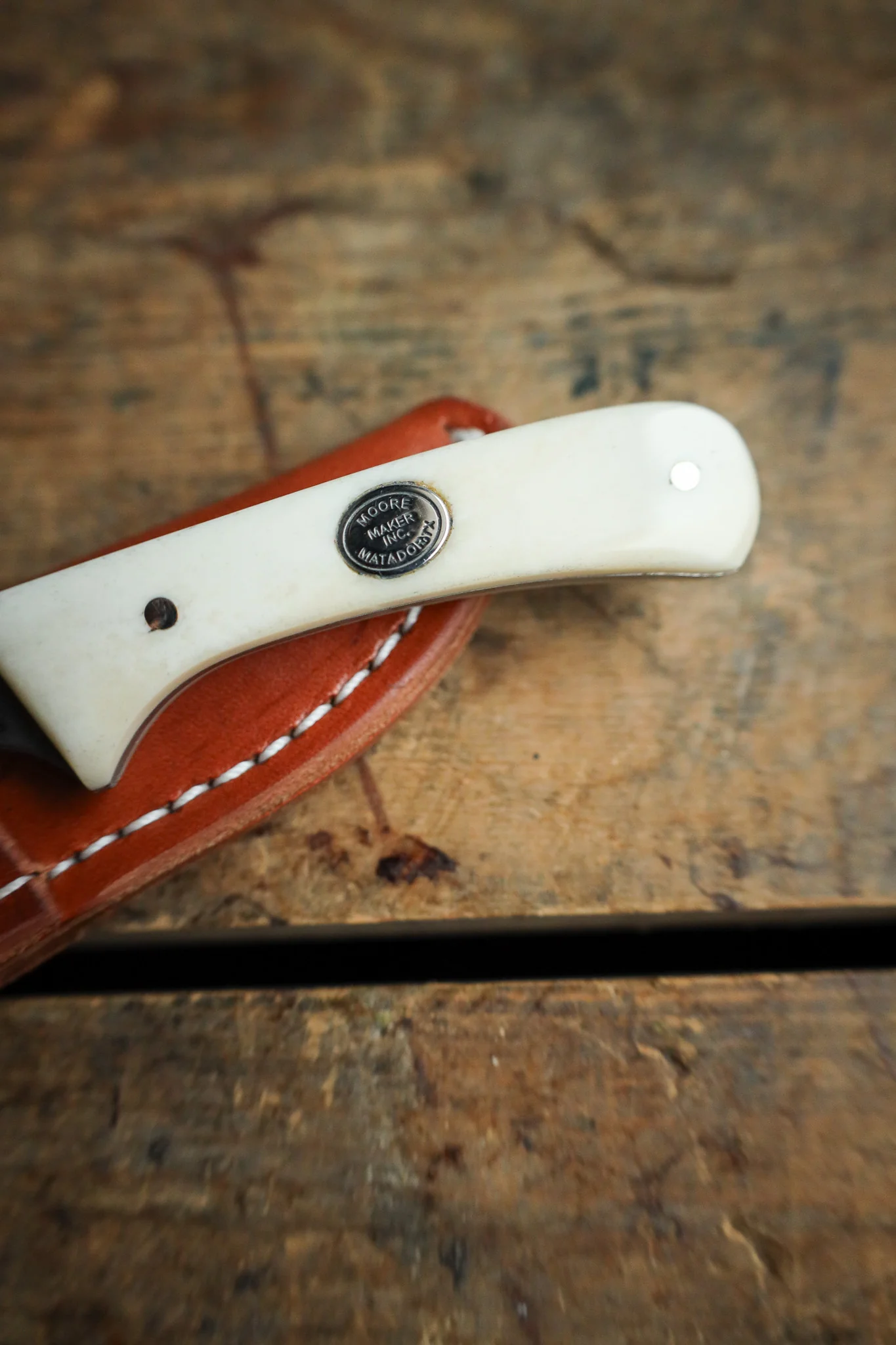 Moore Maker Bone Small Game Hunter 6 3/4 Knife - Image 4