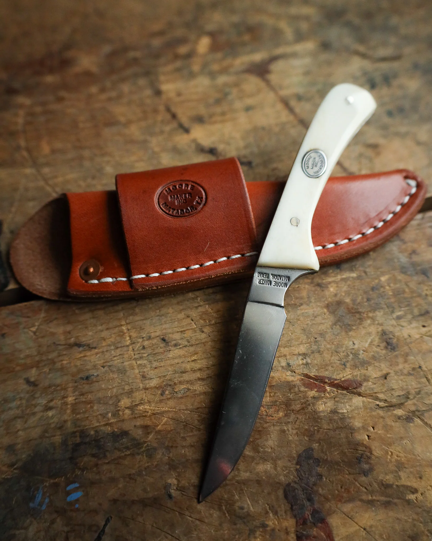 Moore Maker Bone Small Game Hunter 6 3/4 Knife - Image 5