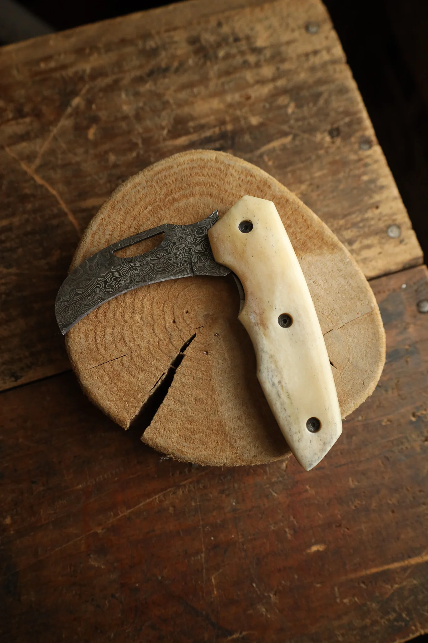 Knives & Wives Malachi Folder With Bone Knife - Image 2