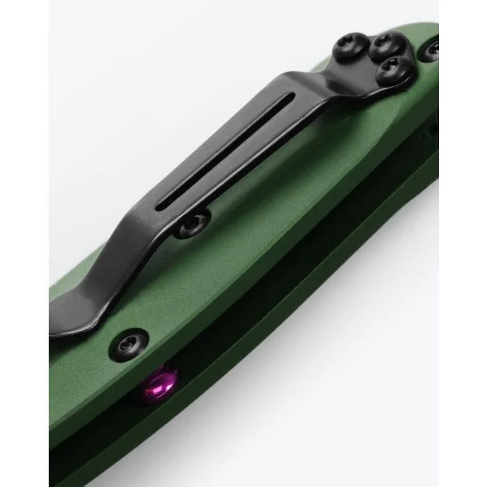 Benchmade Knives Mini Osborne Green Aluminum - Image 5