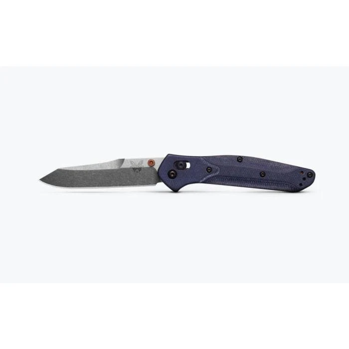 Benchmade Osborne Denim Micarta Knife - Image 2