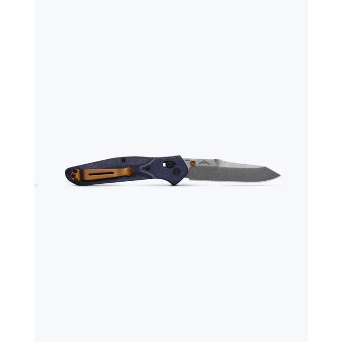 Benchmade Osborne Denim Micarta Knife - Image 4