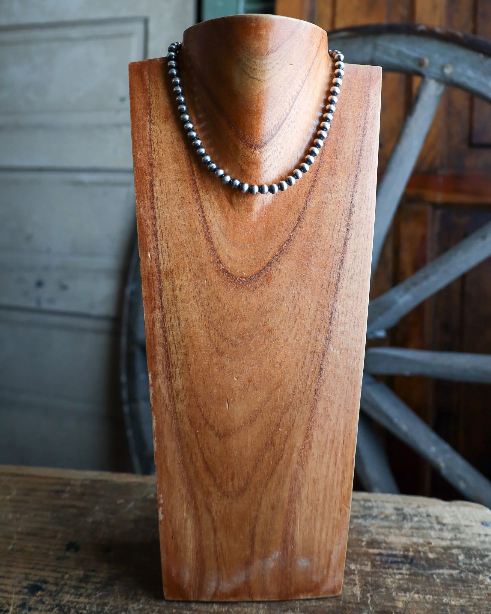 16" Navajo Pearl 7MM Necklace - Image 3