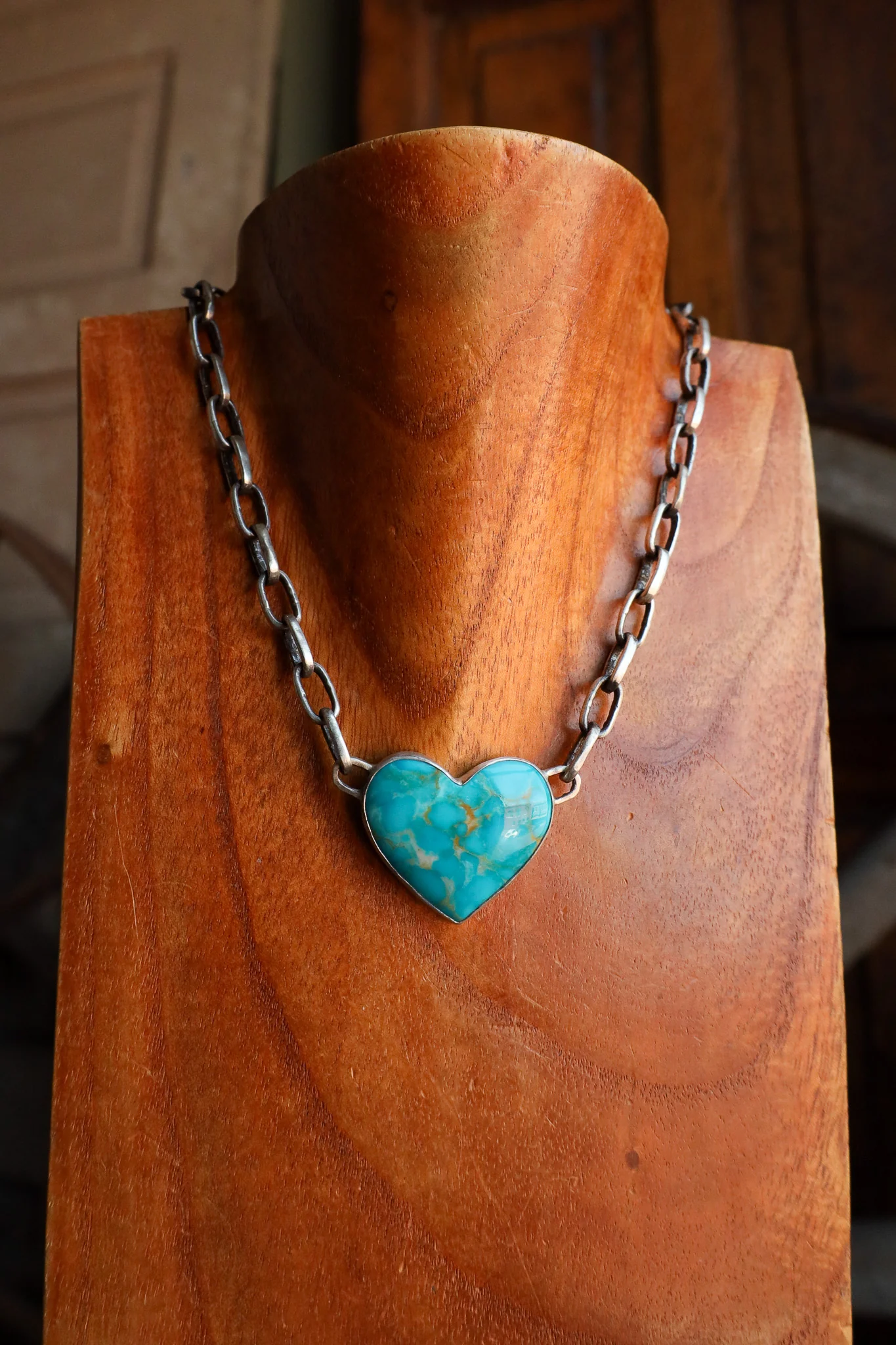 Love Tokens 50 Carat Kingman Heart Sterling Silver Chain Necklace - Image 4