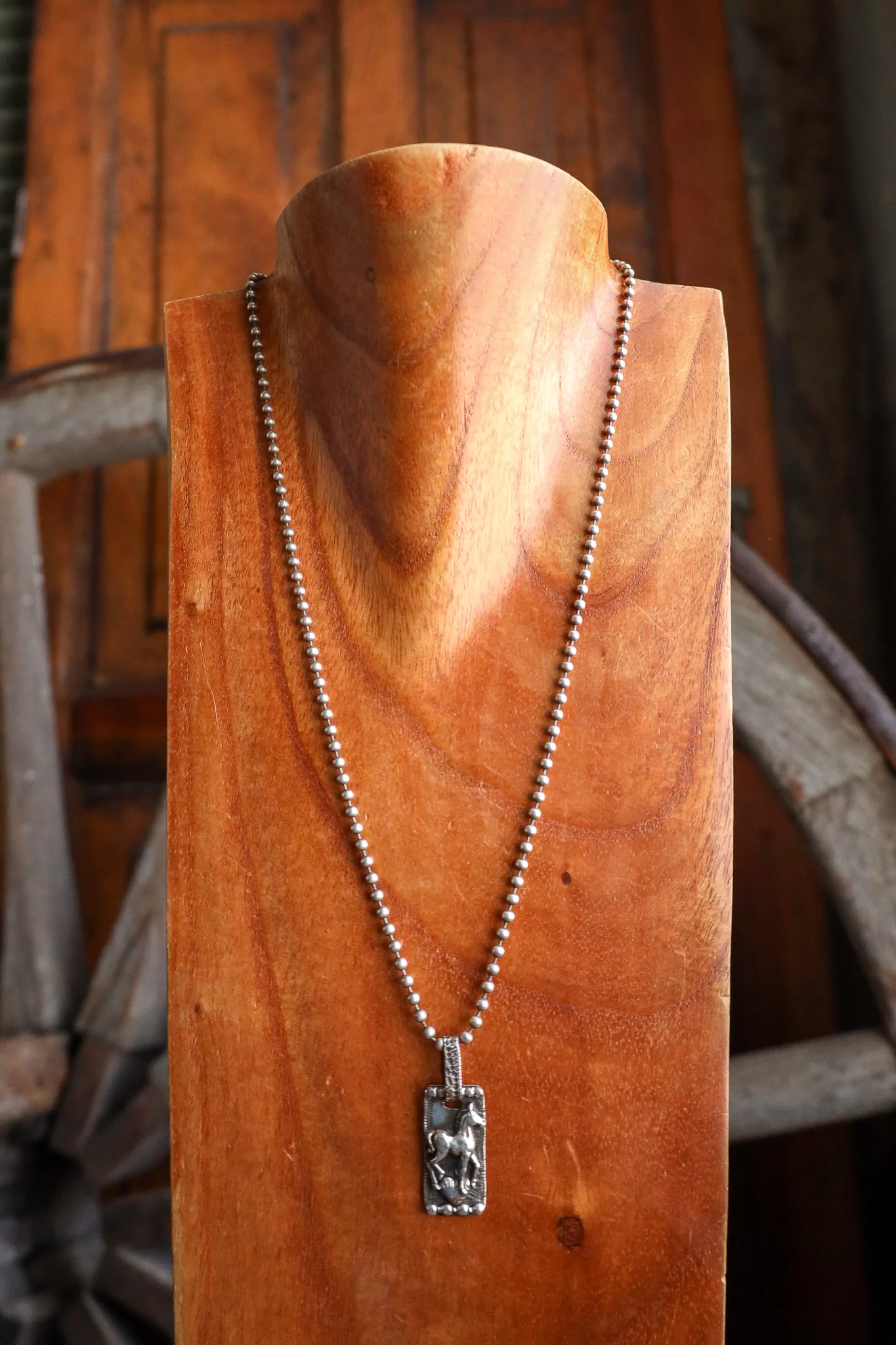 Margaret Sullivan Horse & Heart Necklace