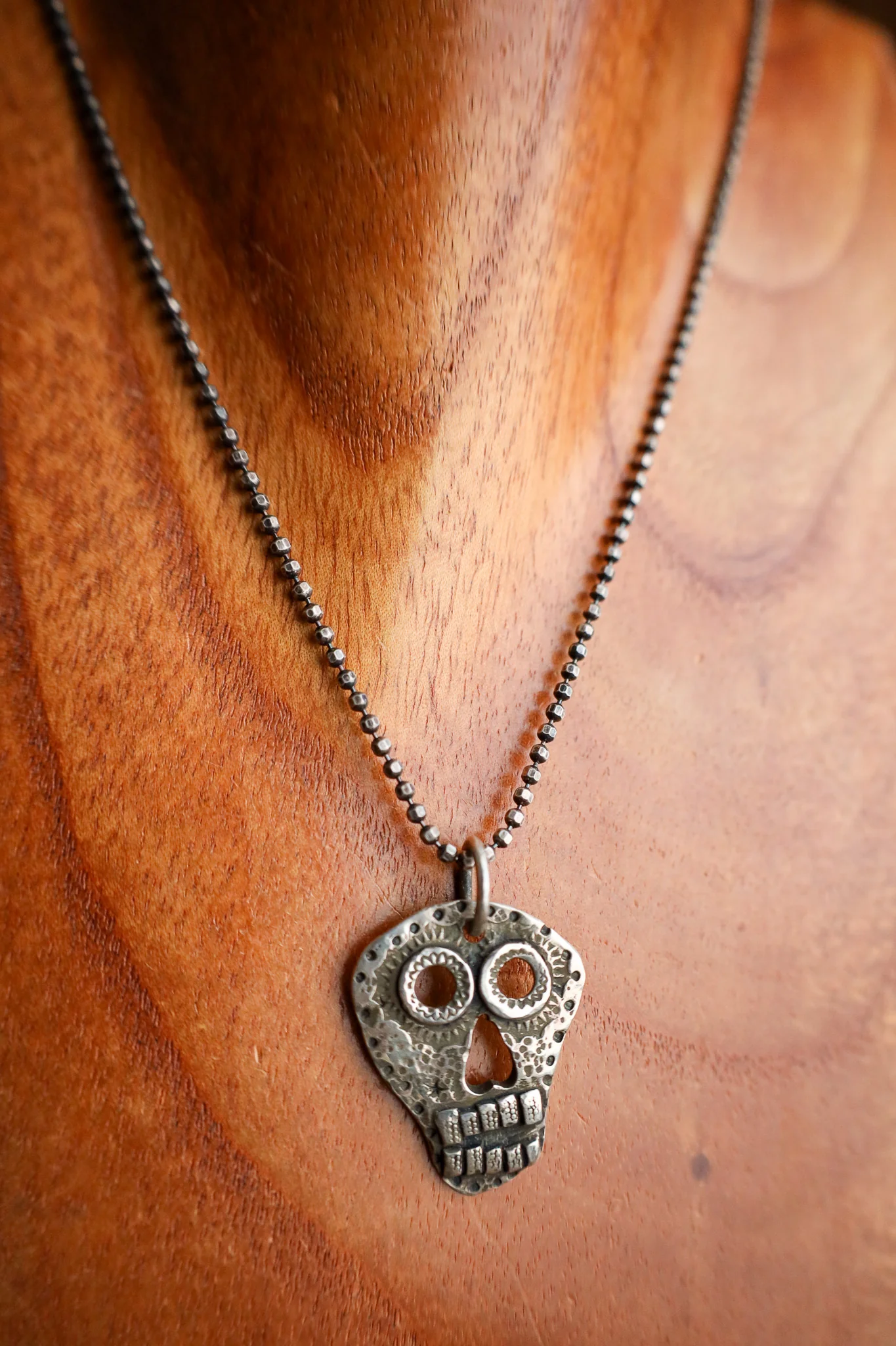 Margaret Sullivan Sugar Skull Necklace - Image 2