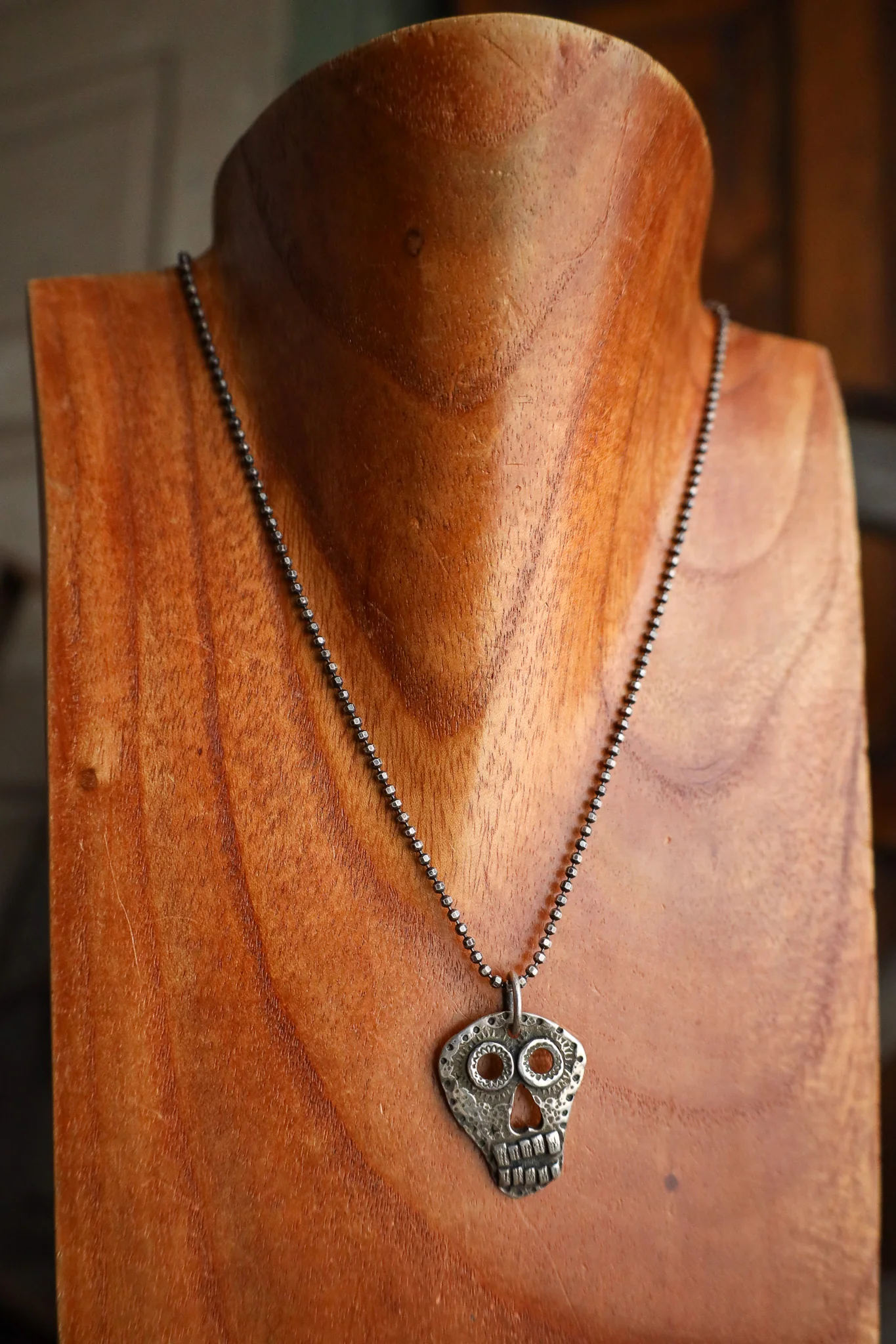 Margaret Sullivan Sugar Skull Necklace - Image 3
