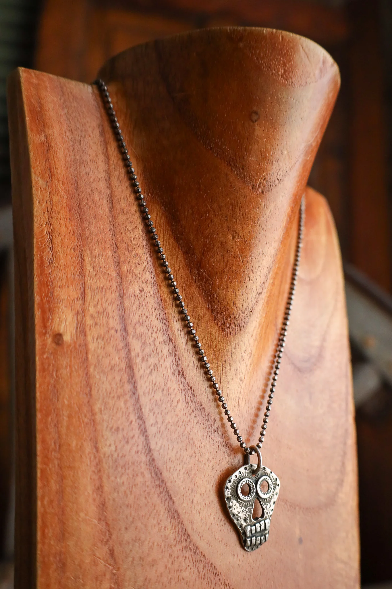 Margaret Sullivan Sugar Skull Necklace - Image 4