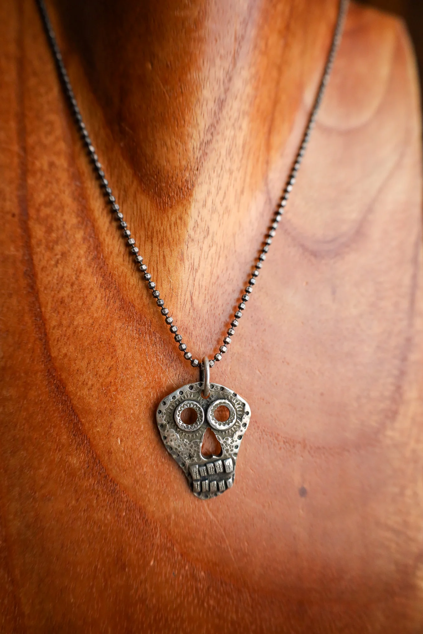 Margaret Sullivan Sugar Skull Necklace - Image 5