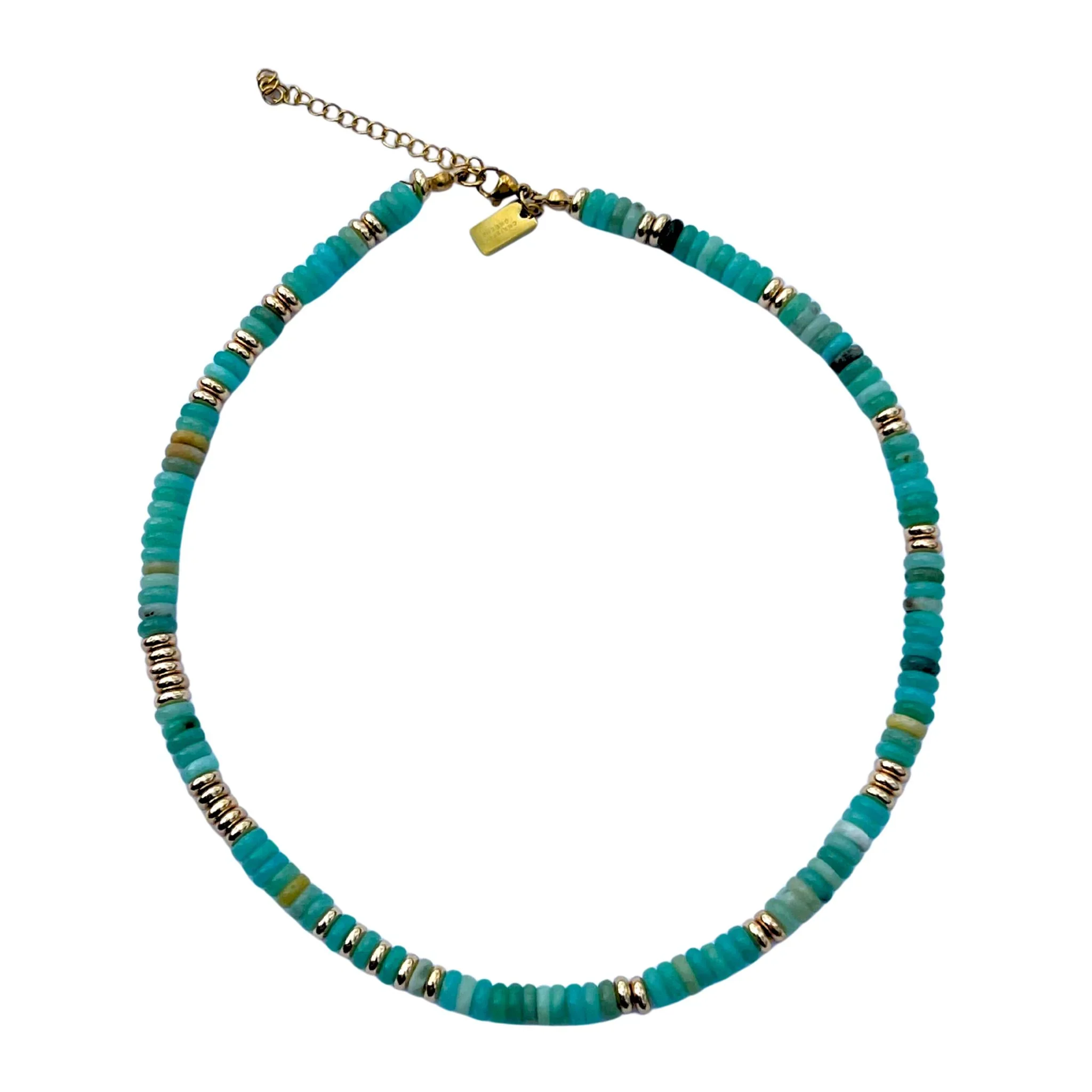 Christina Greene Riverbed Stone Beaded Necklace