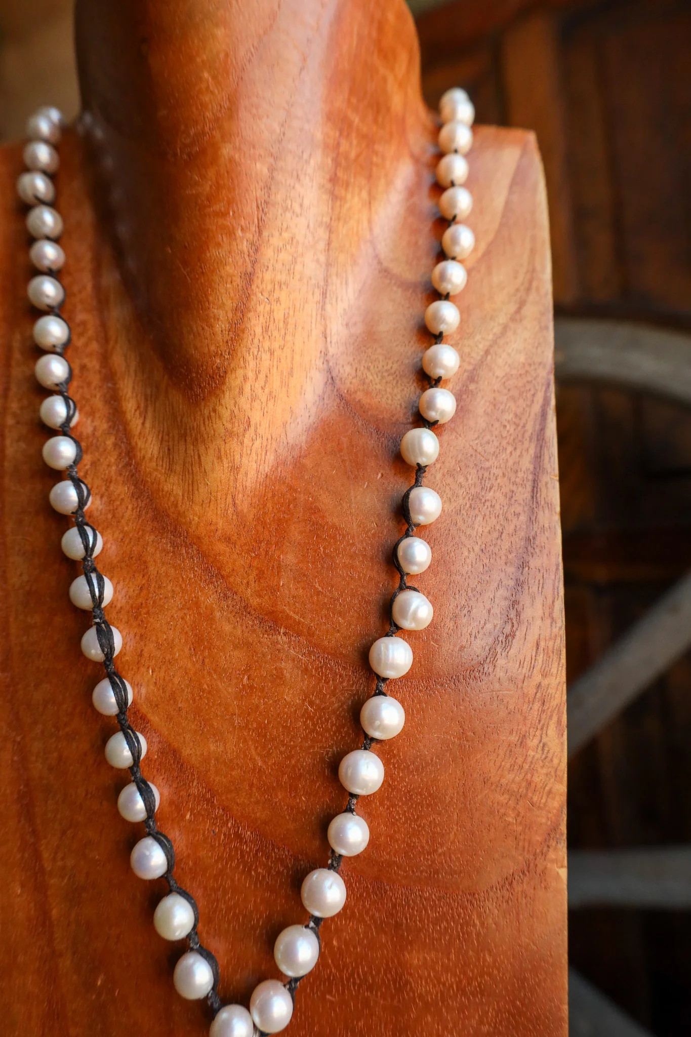 Love Tokens San Remo Pearl Sterling Silver Cross Turquoise Necklace - Image 5
