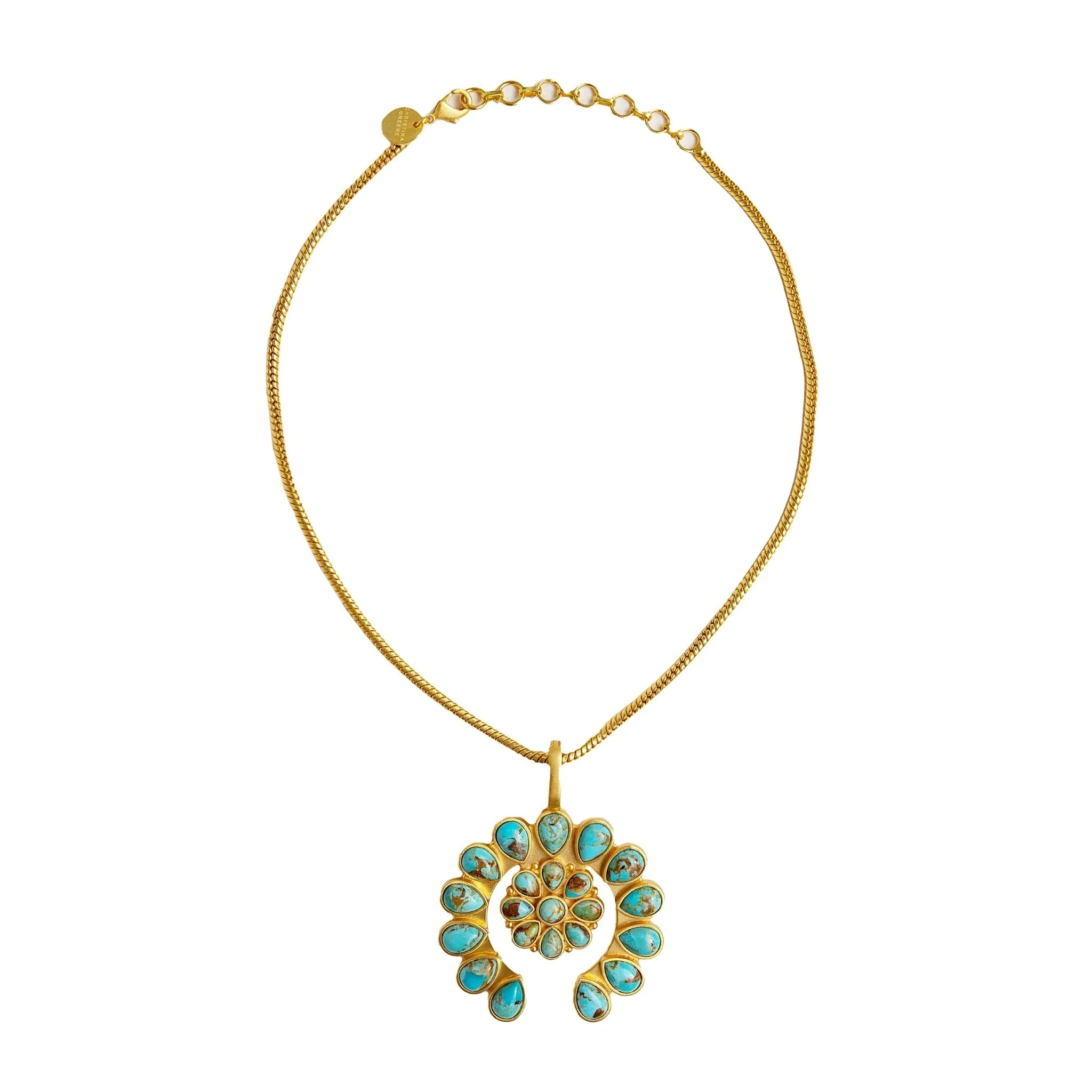 Christina Greene Wild Coil Gold Chain Necklace - Image 3