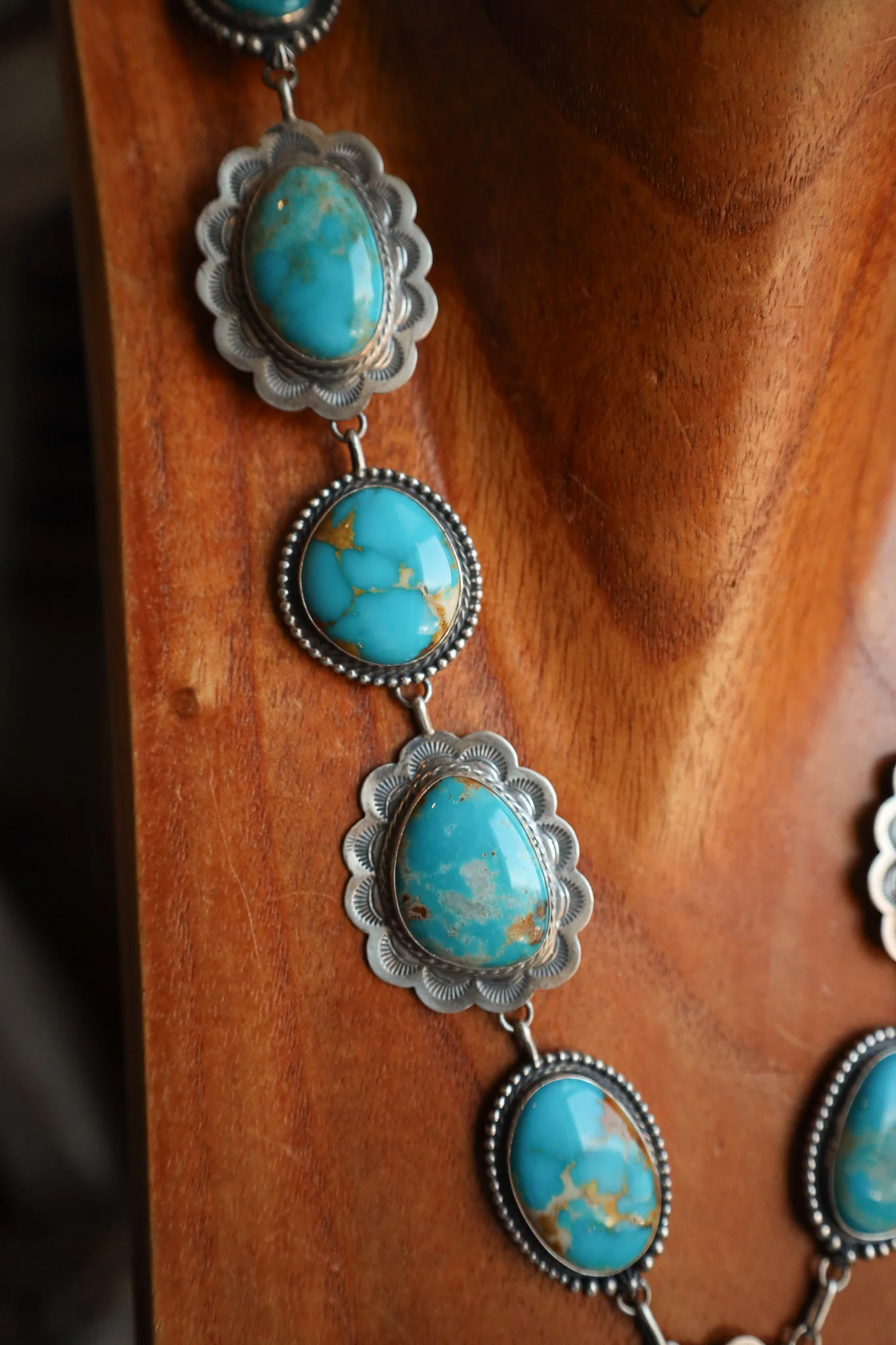 Armenian Turquoise Lariat Necklace - Image 5