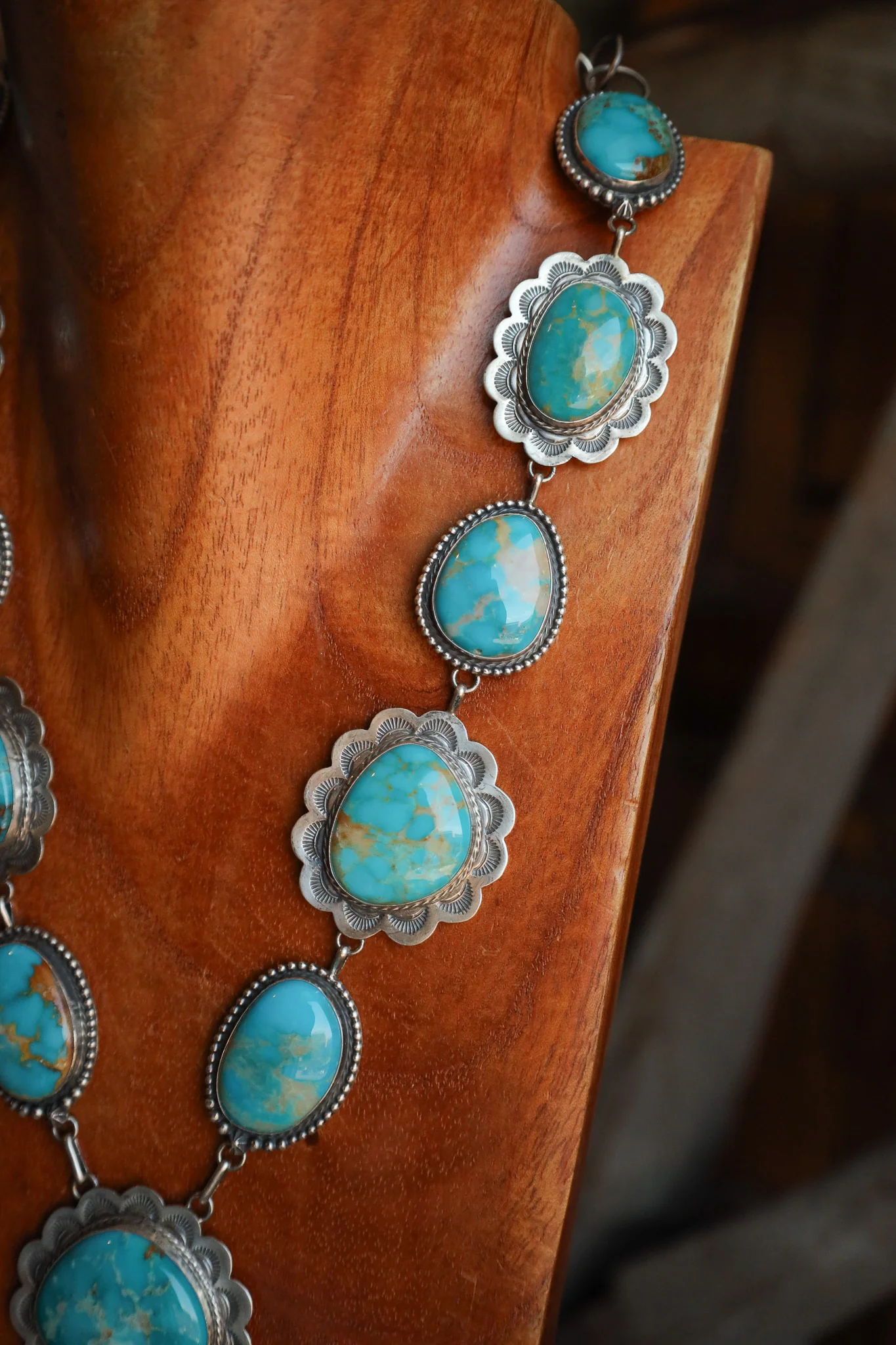 Armenian Turquoise Lariat Necklace - Image 6