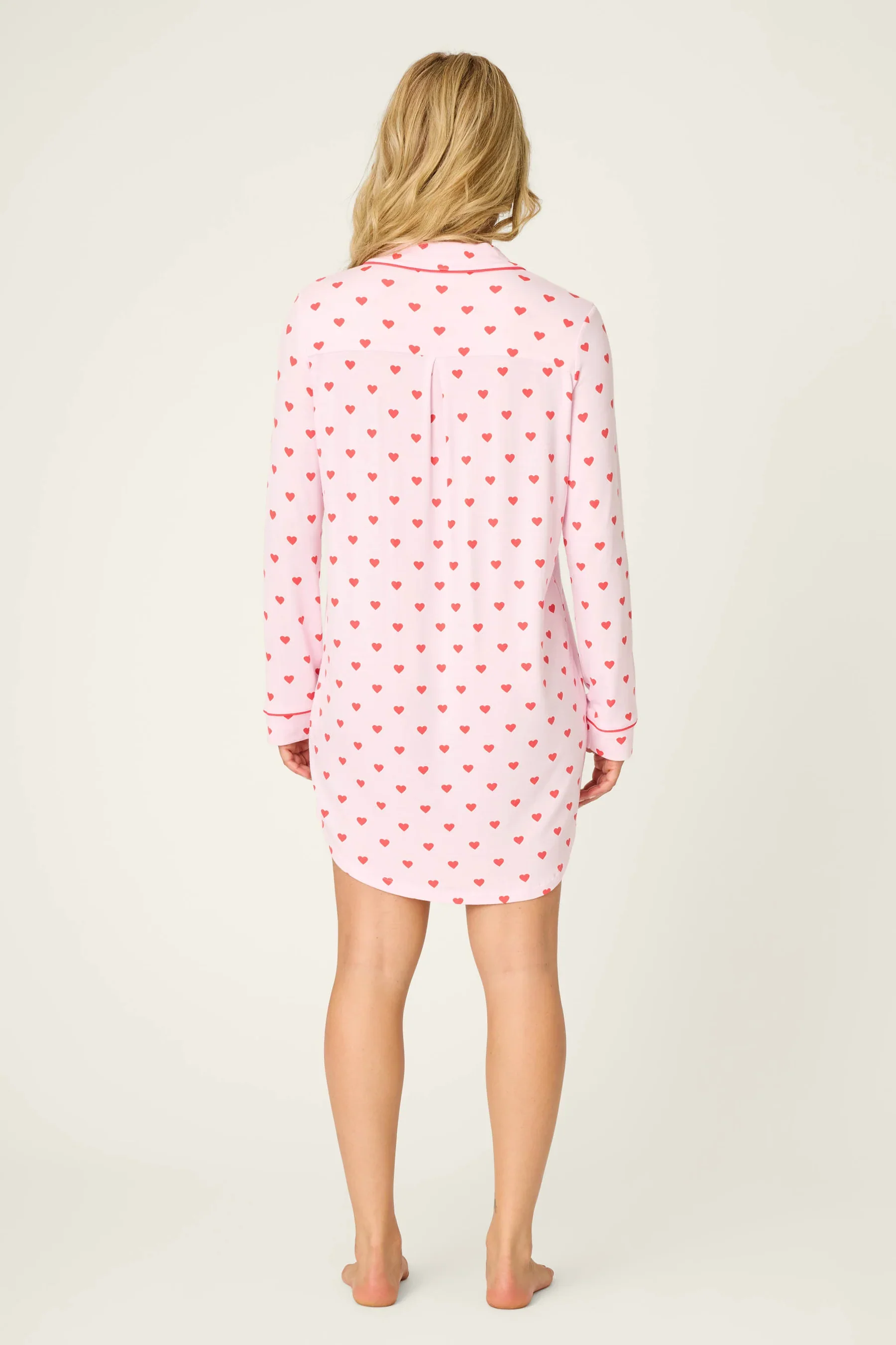 Pj Savage Wildest Dreams Heart Print Nightshirt - Image 4