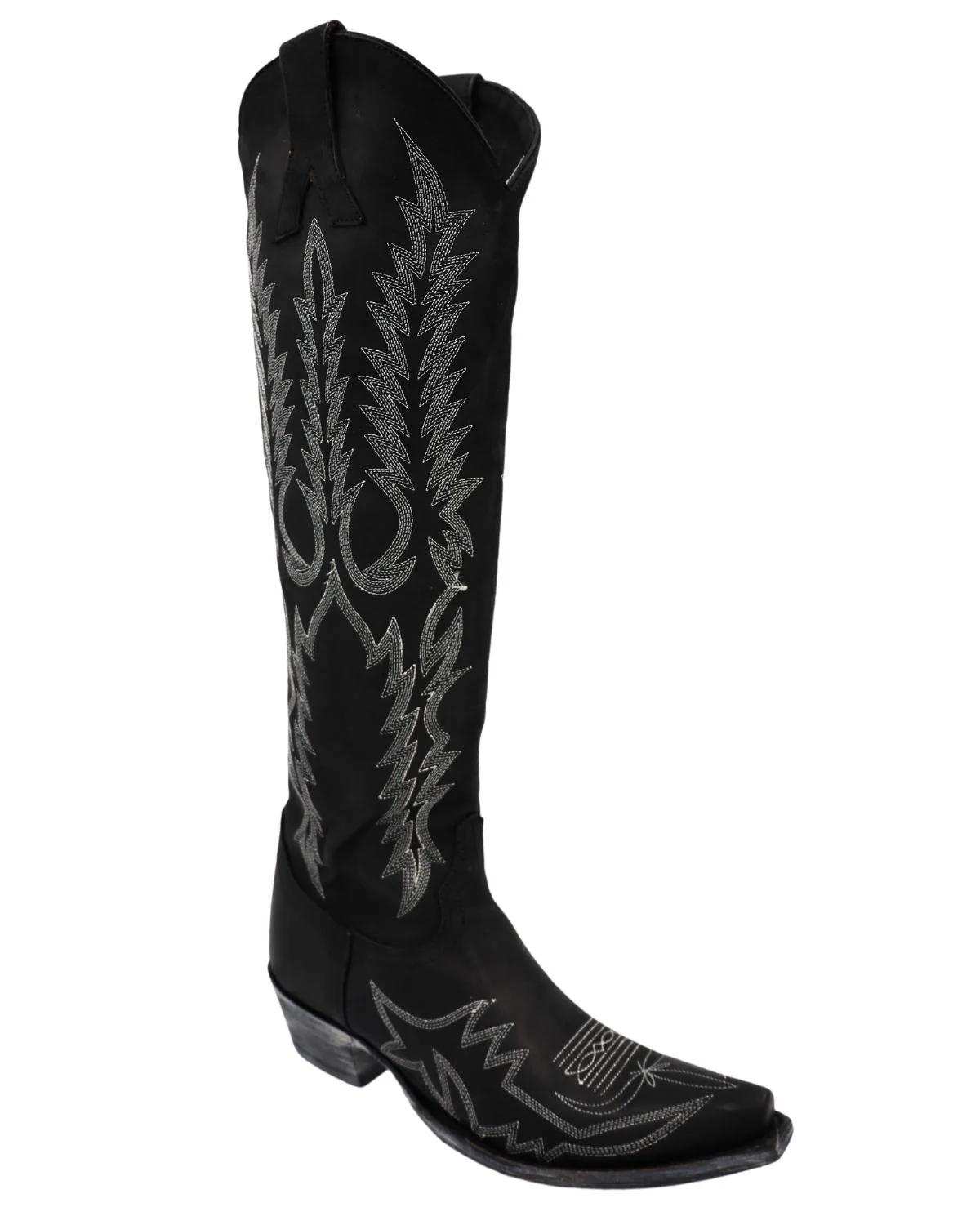 Maverick Exclusive OLD GRINGO WOMEN'S MAYRA MATTE BLACK 18" BOOT - Image 12