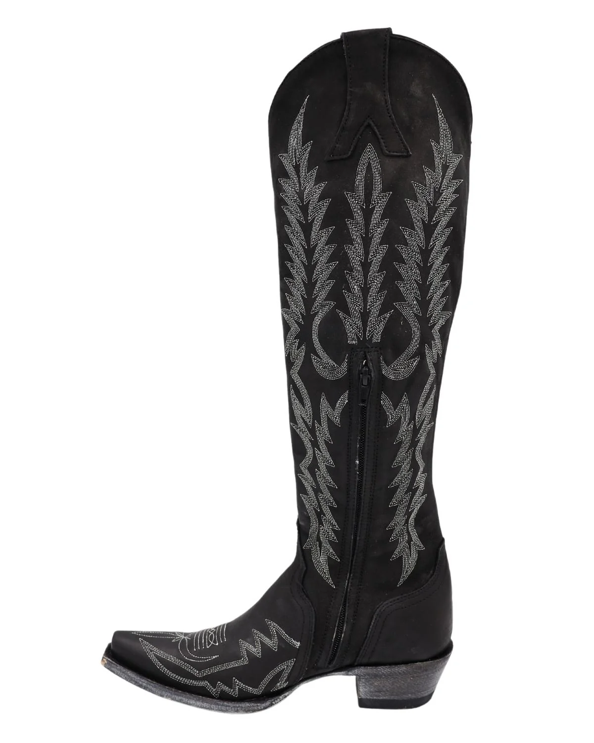 Maverick Exclusive OLD GRINGO WOMEN'S MAYRA MATTE BLACK 18" BOOT - Image 13