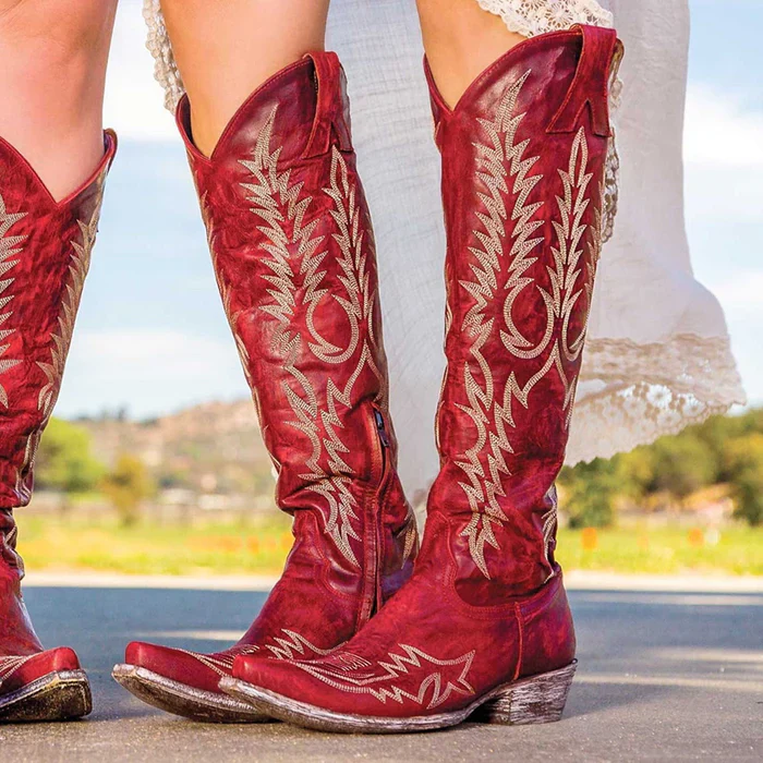 OLD GRINGO WOMEN'S MAYRA RED 18" BOOT - Image 13