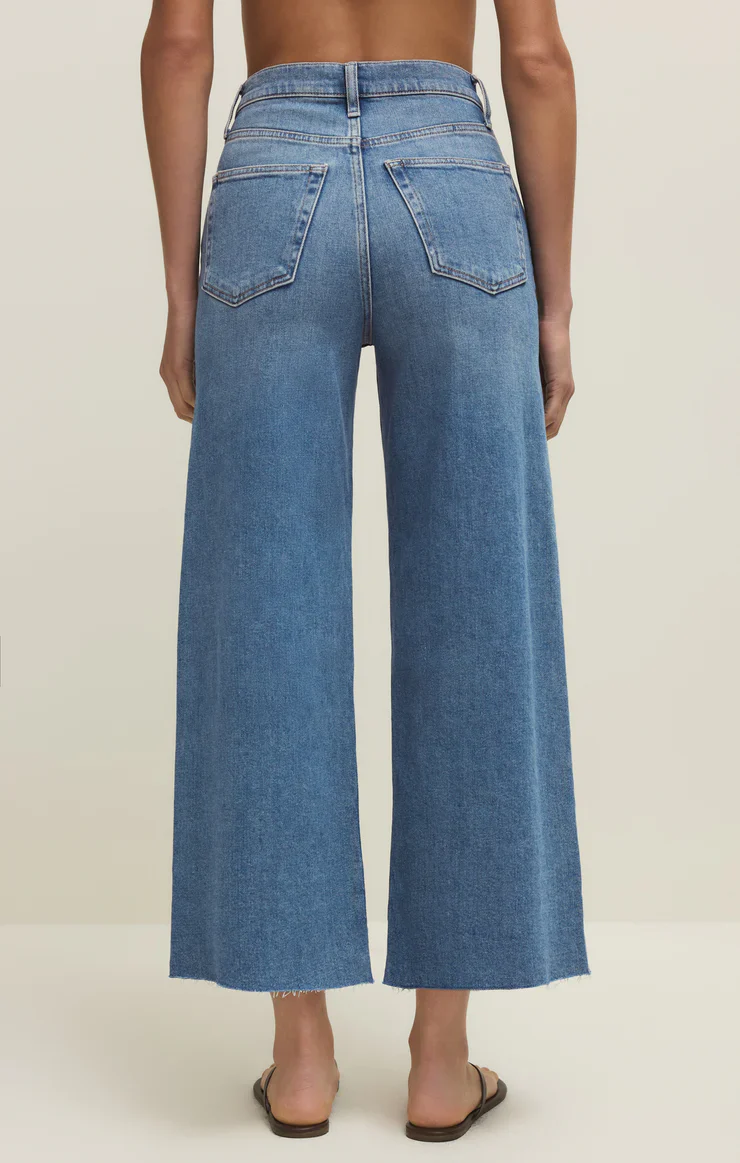 Z Supply Nova High Rise Denim Crop Pant - Image 3