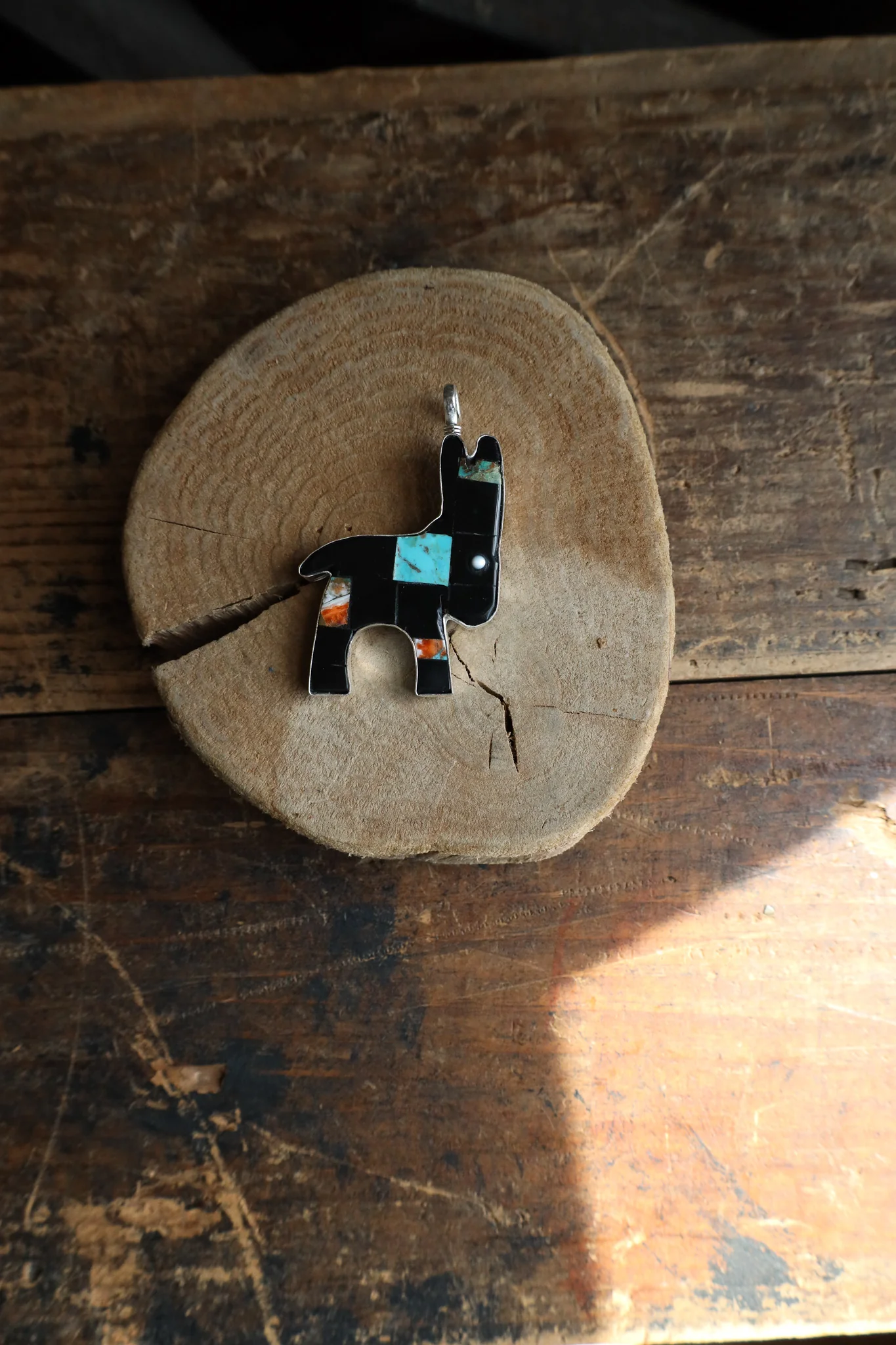 Coreen Cordova Black Block Donkey Pendant - Image 5