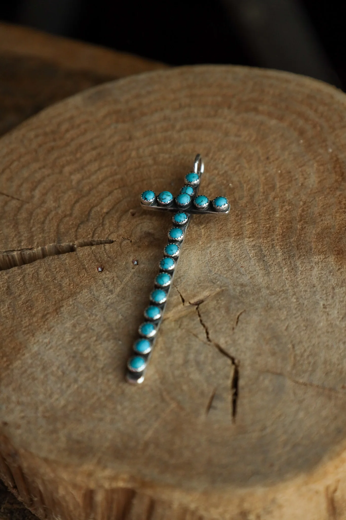 Richard Schmidt Cross 17 Turquoise Dots Pendant - Image 3