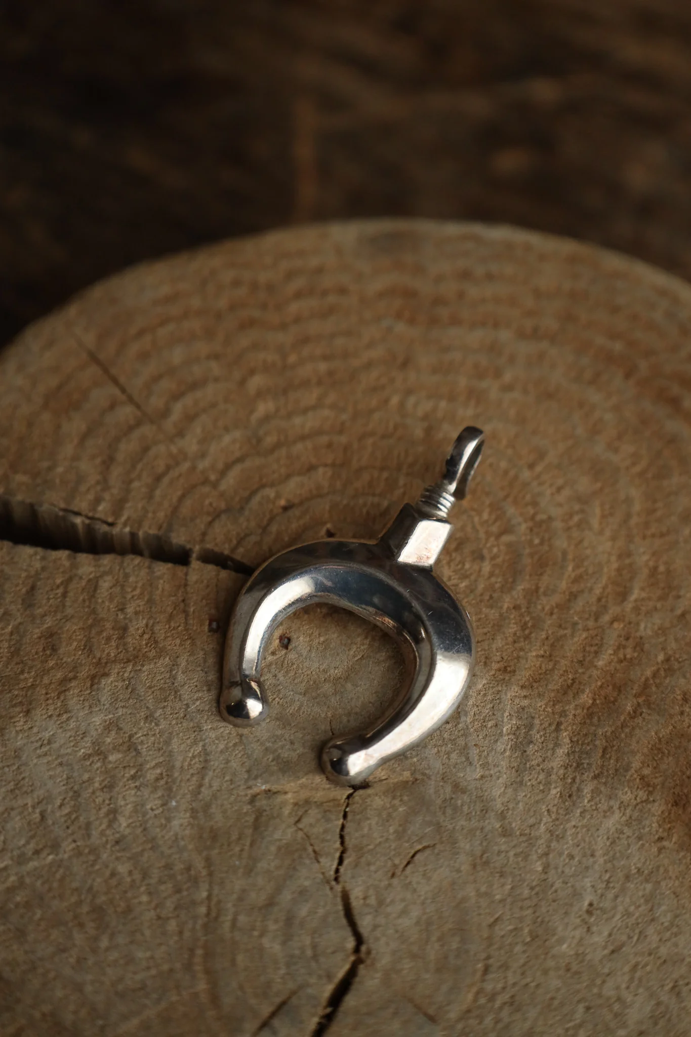 Coreen Cordova Small Silver Naja Sterling Silver Pendant - Image 4