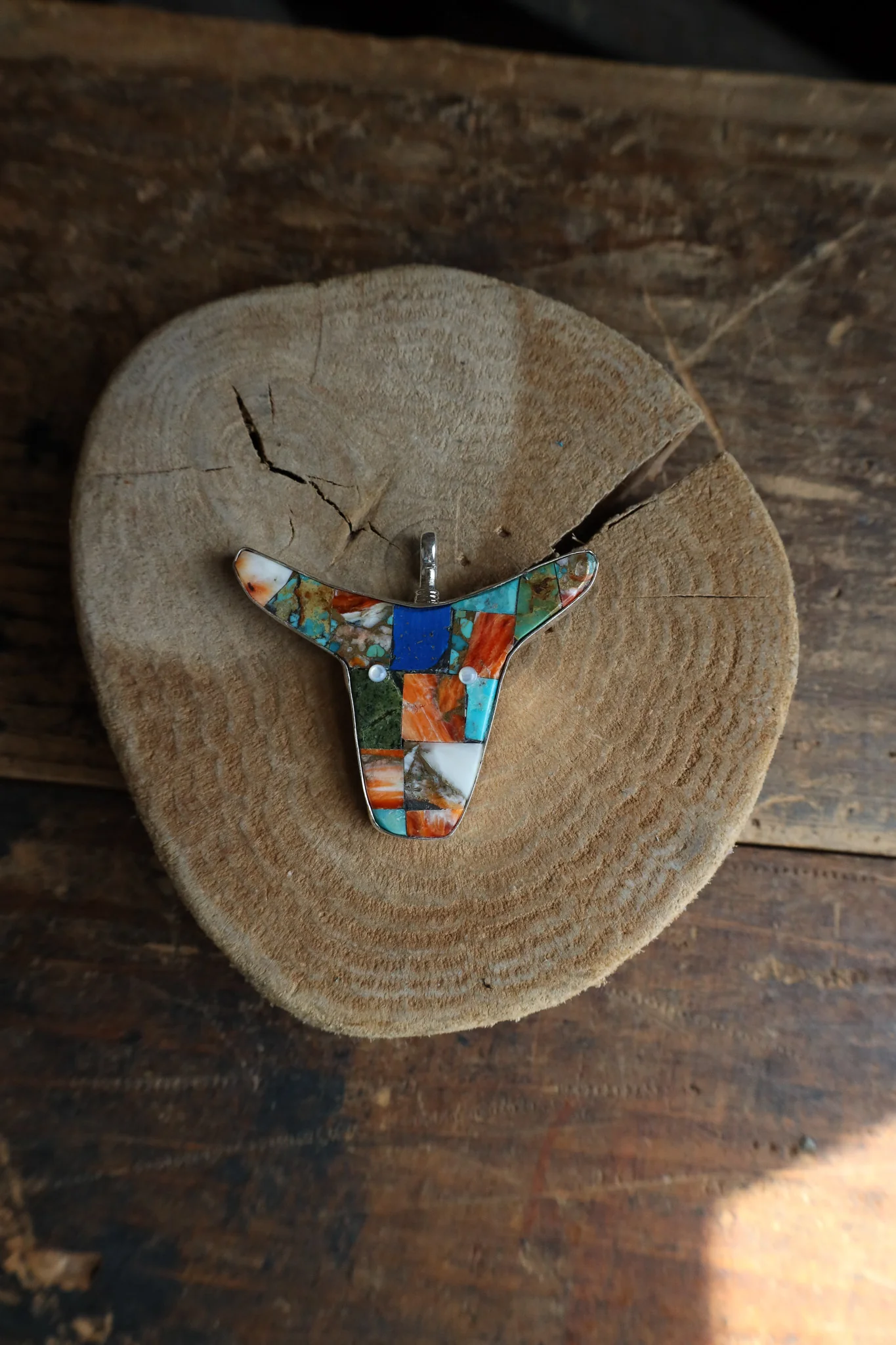 Coreen Cordova Steer Block Pendant - Image 2
