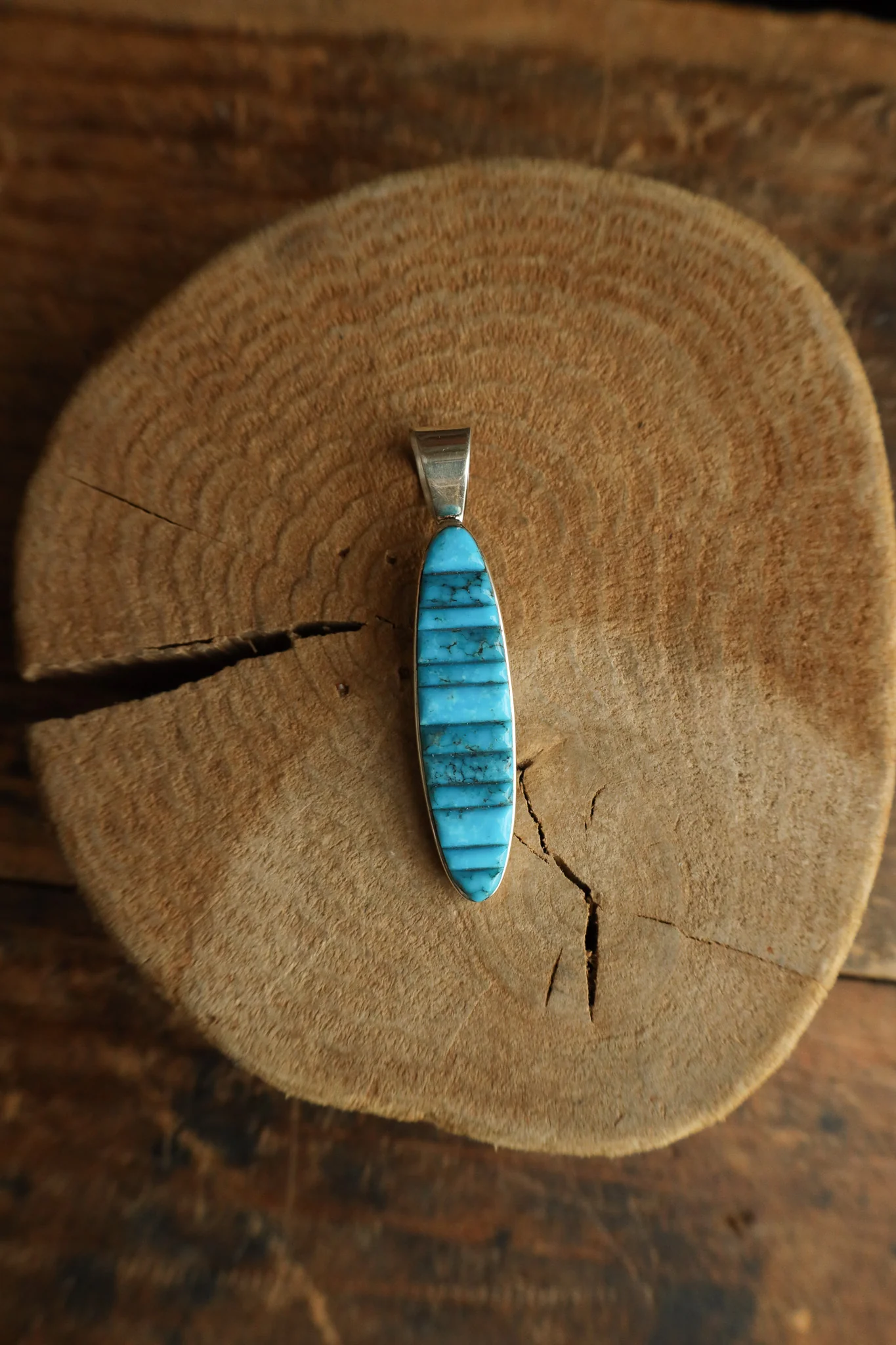 Turquoise Ridge Pendant - Image 2