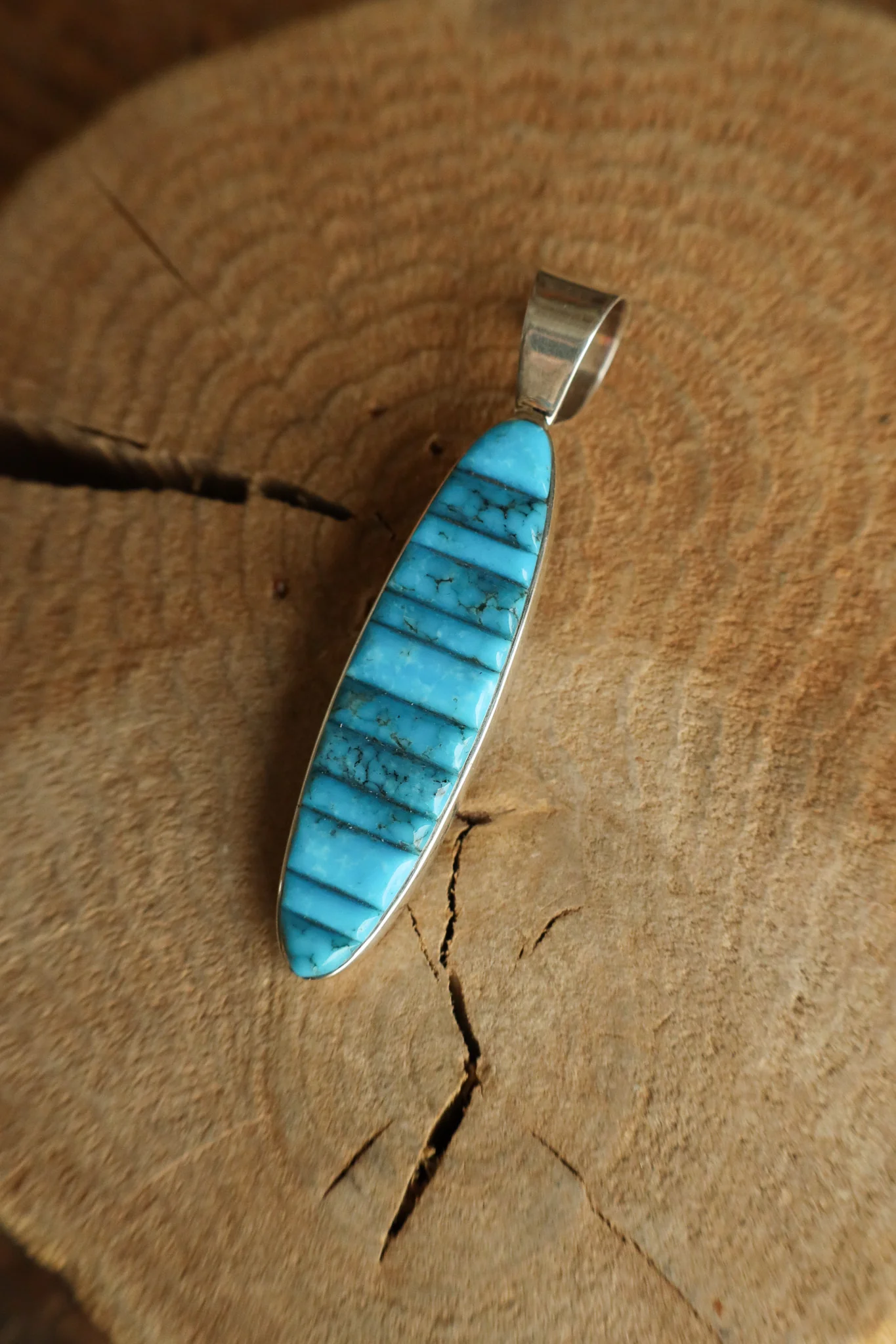 Turquoise Ridge Pendant - Image 3