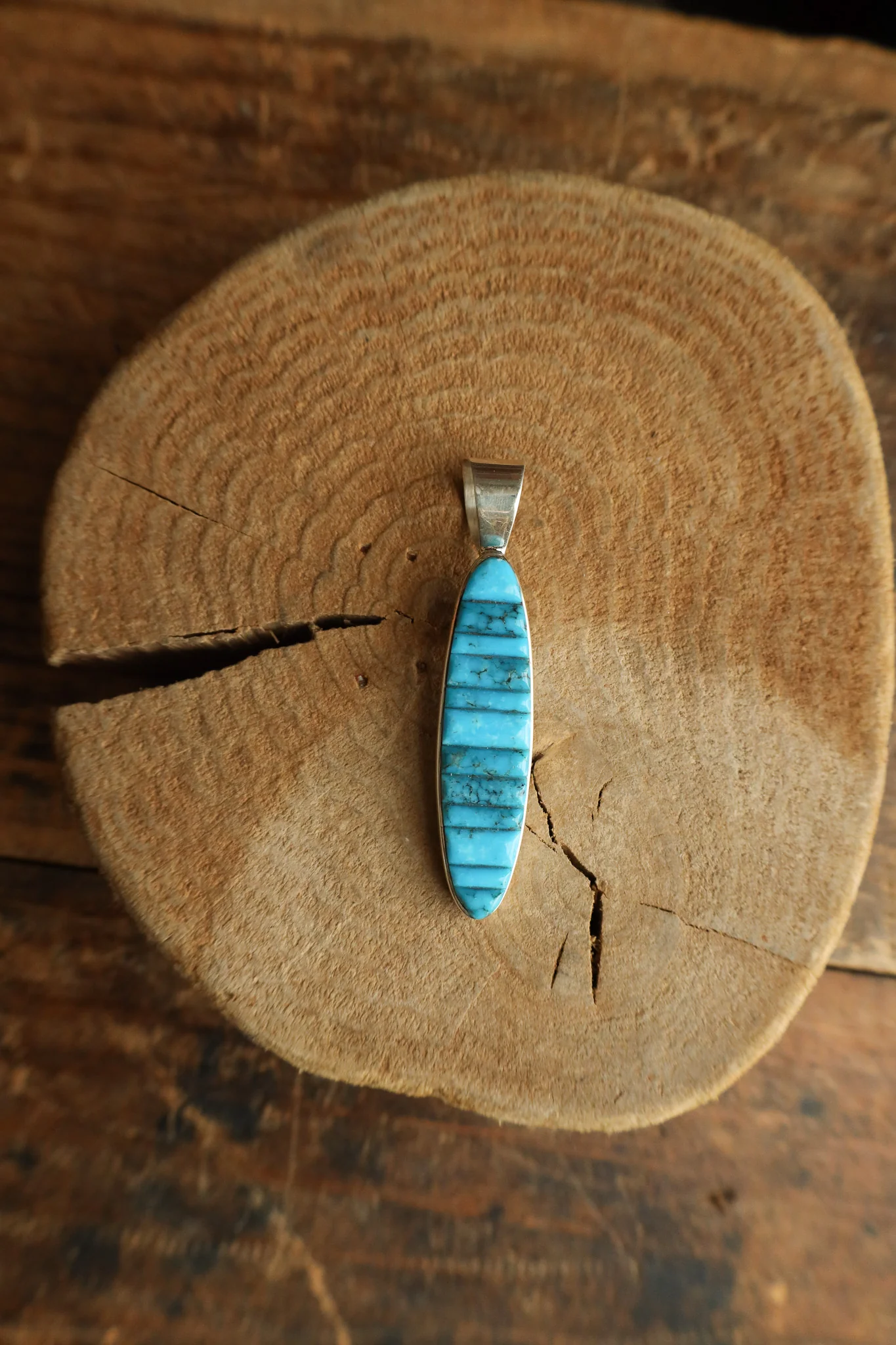 Turquoise Ridge Pendant - Image 5
