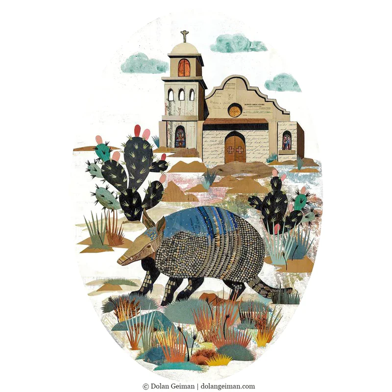 DOLAN GEIMAN AT THE MISSION 16X23 PRINT