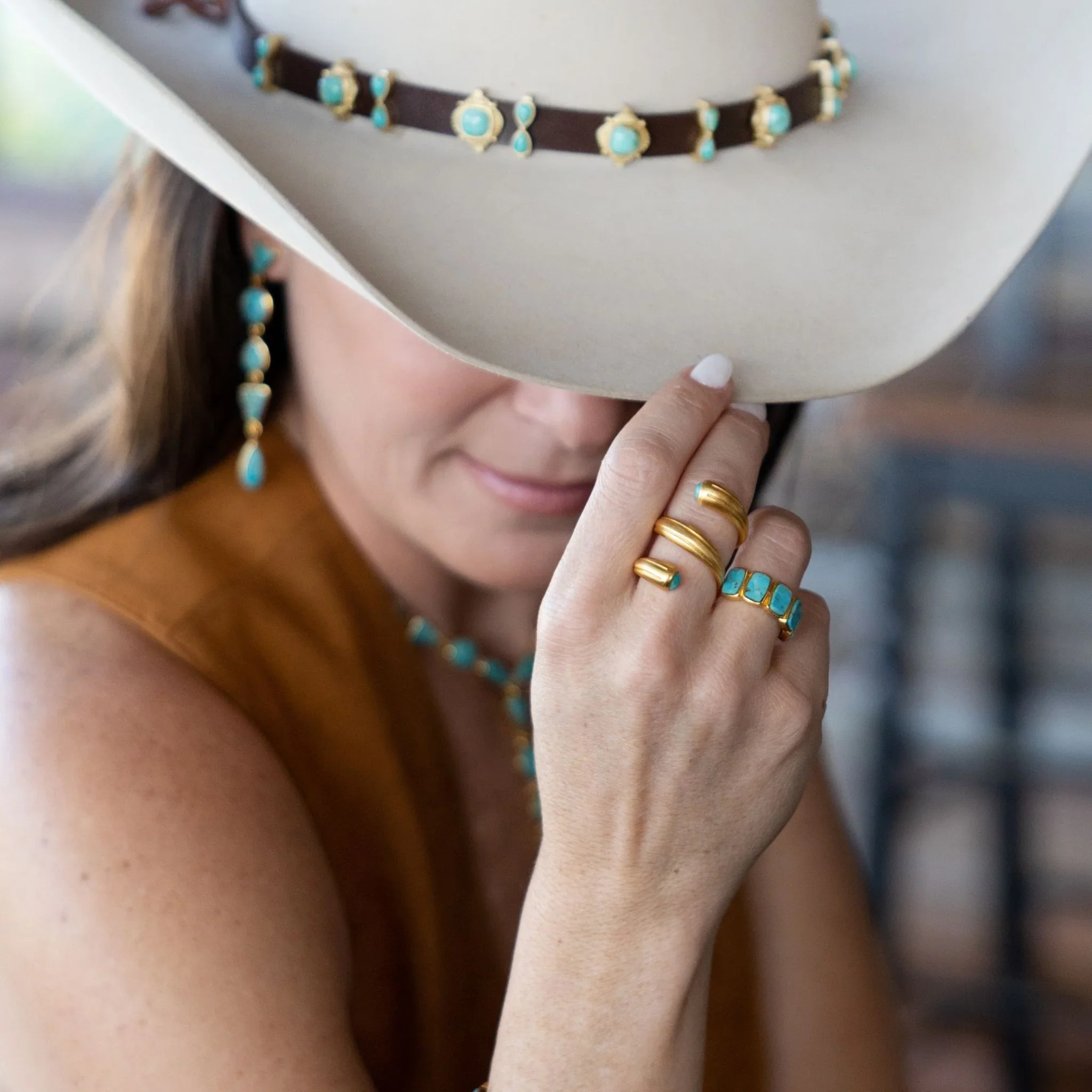 Christina Greene Desert Sky Turquoise Ring - Image 2