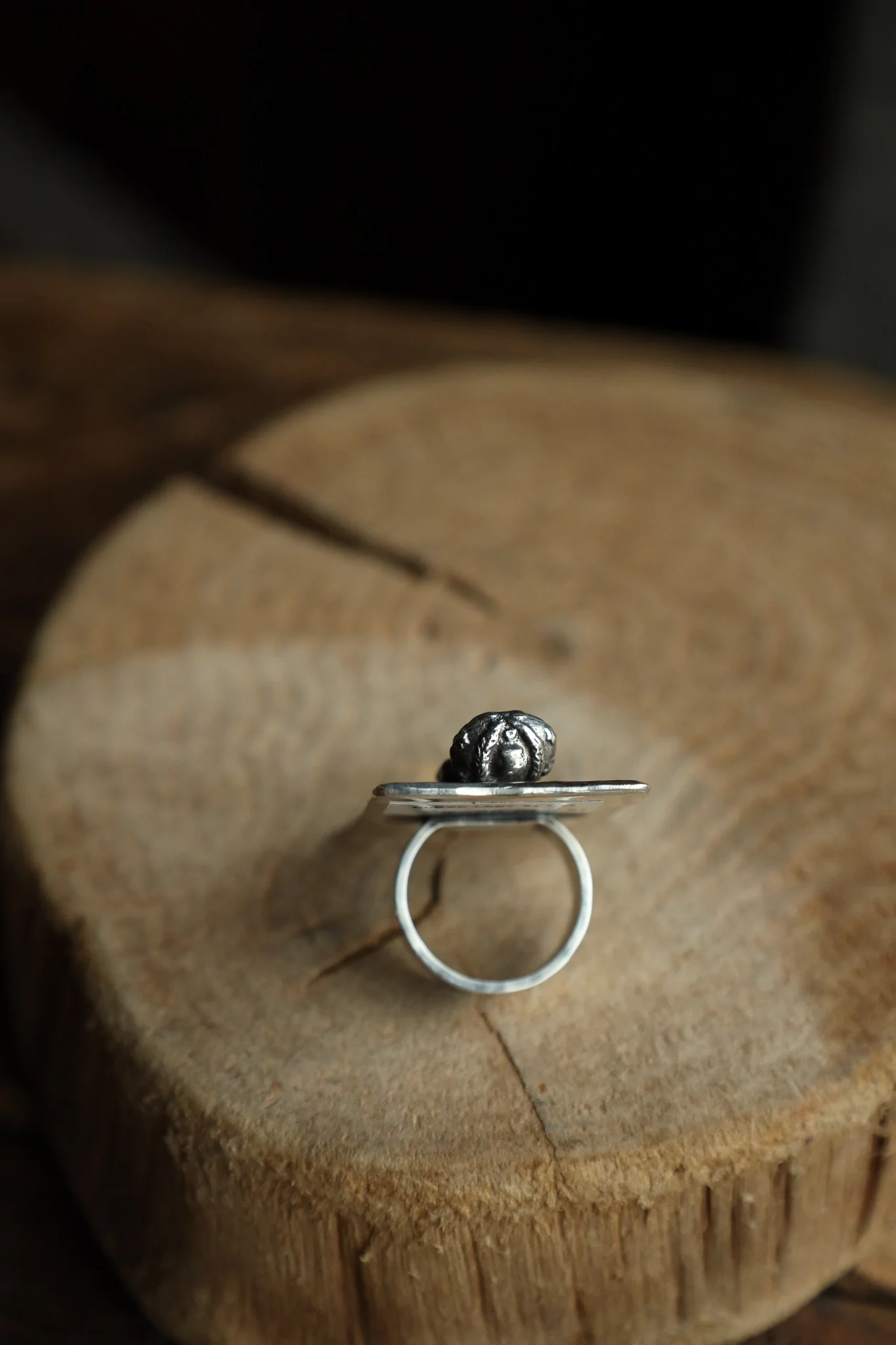 Richard Schmidt Day Of The Dead Lady Ring- Size 7.25 - Image 4