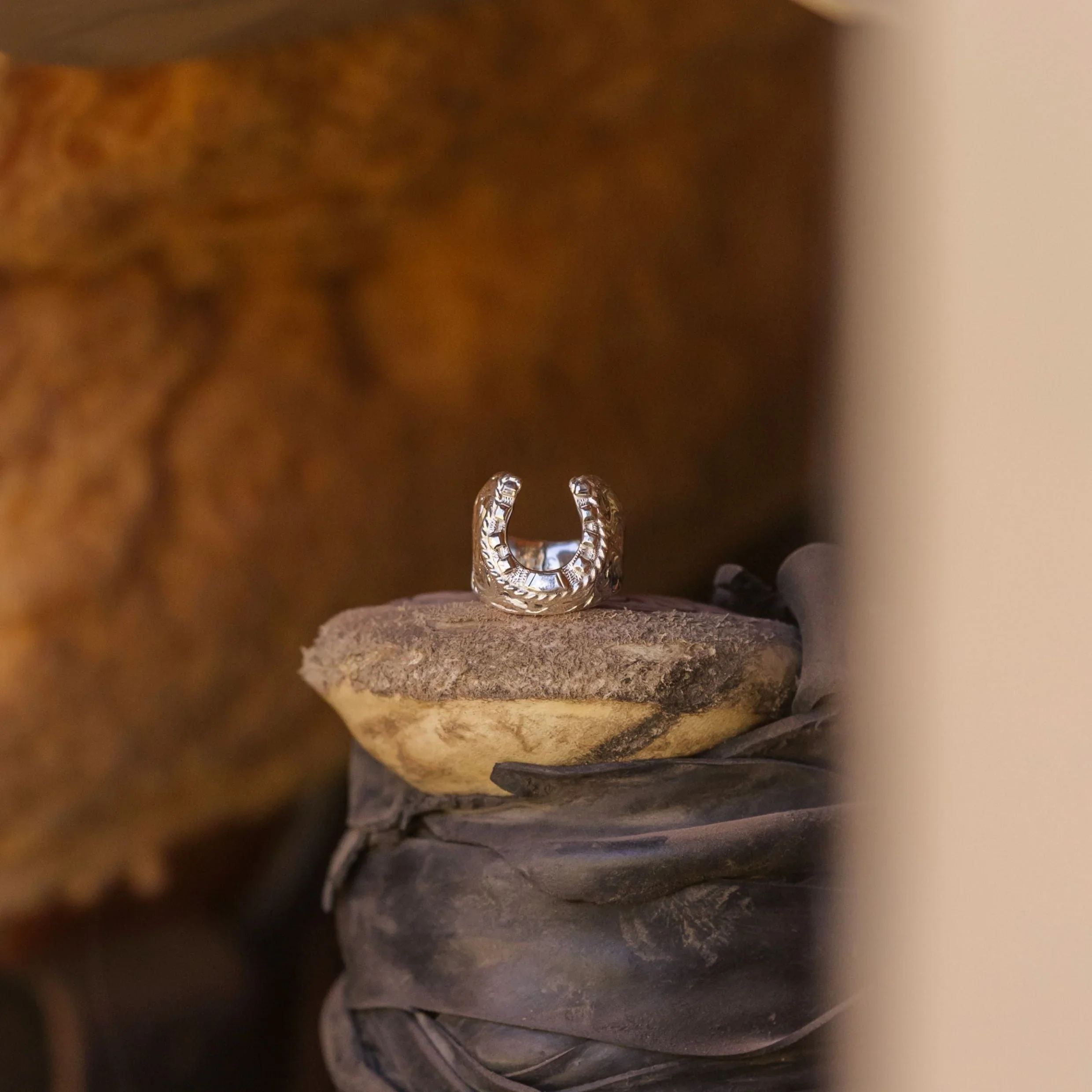 Vogt Sawyer Horseshoe Sterling Silver Ring - Image 3